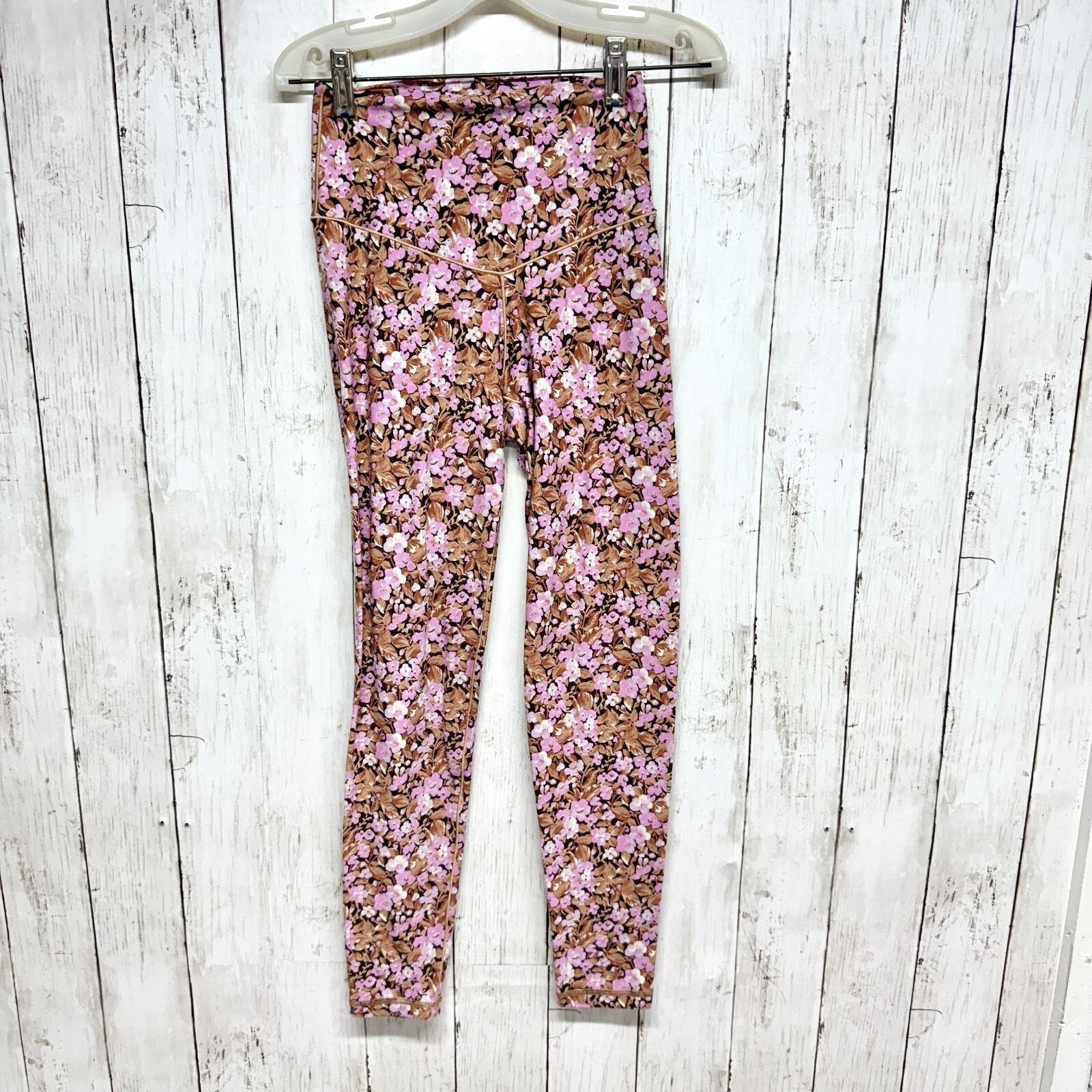American Eagle Outfitters Offline by Aerie Pants Sz Small Floral Full Length Leggings Size 27" / US 4 / IT 40 - 1 Thumbnail