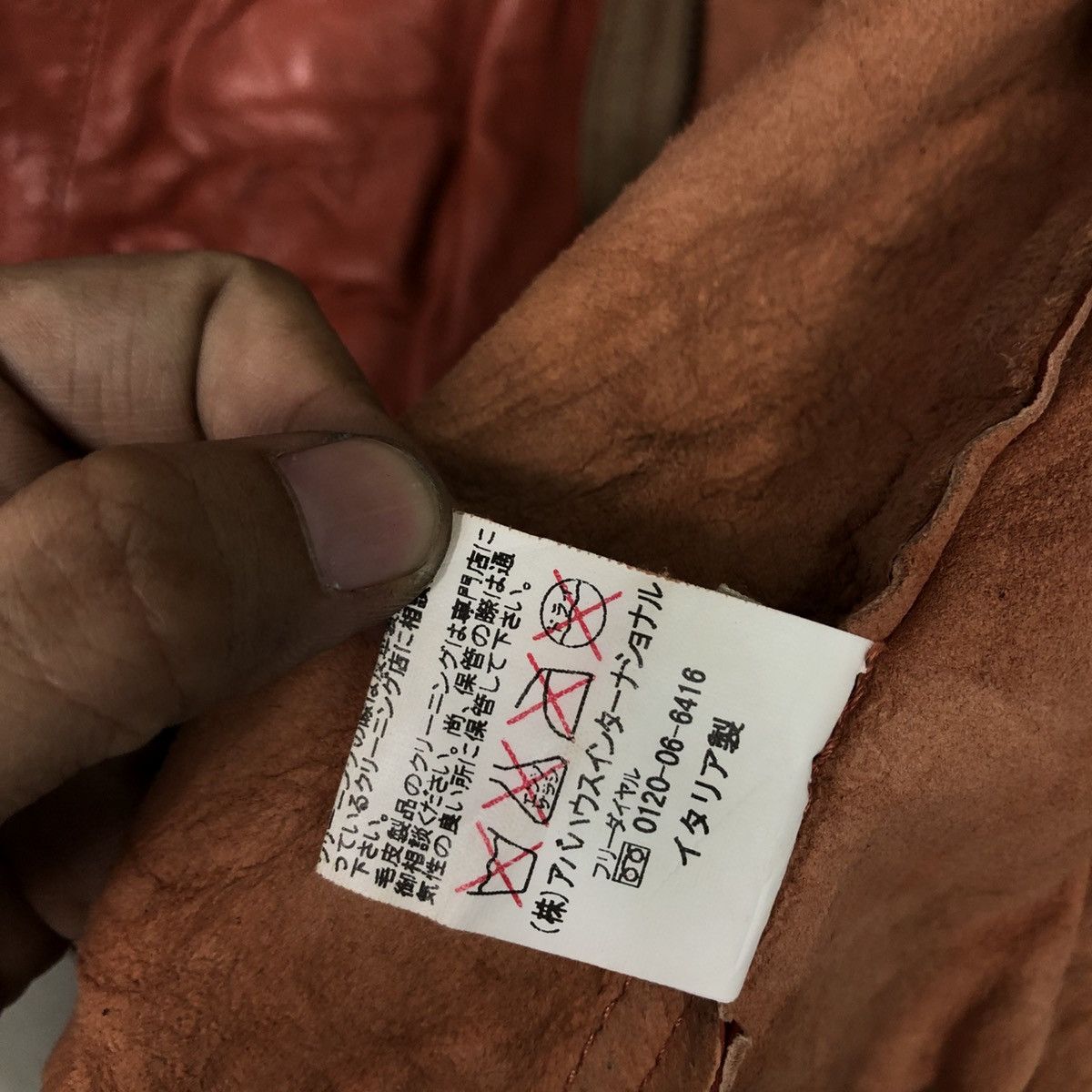 Issey Miyake 📌Vintage Biker Leather Jacket Design Works Japan Size US M / EU 48-50 / 2 - 23 Thumbnail