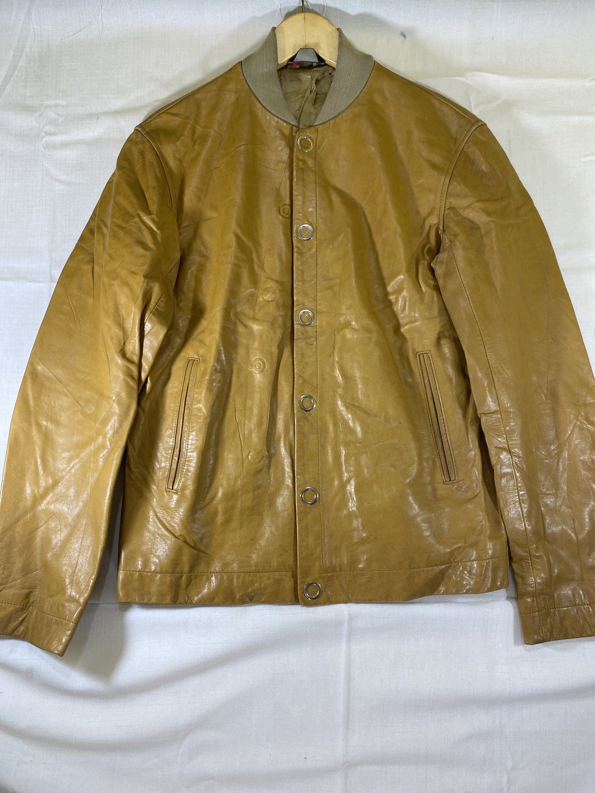 Christophe Lemaire leather calfskin button bomber jacket Size US M / EU 48-50 / 2 - 1 Thumbnail