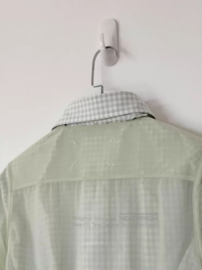 Maison Margiela Maison Margiela 25SS show tulle plaid double shirt| Size S / US 4 / IT 40 - 4 Thumbnail