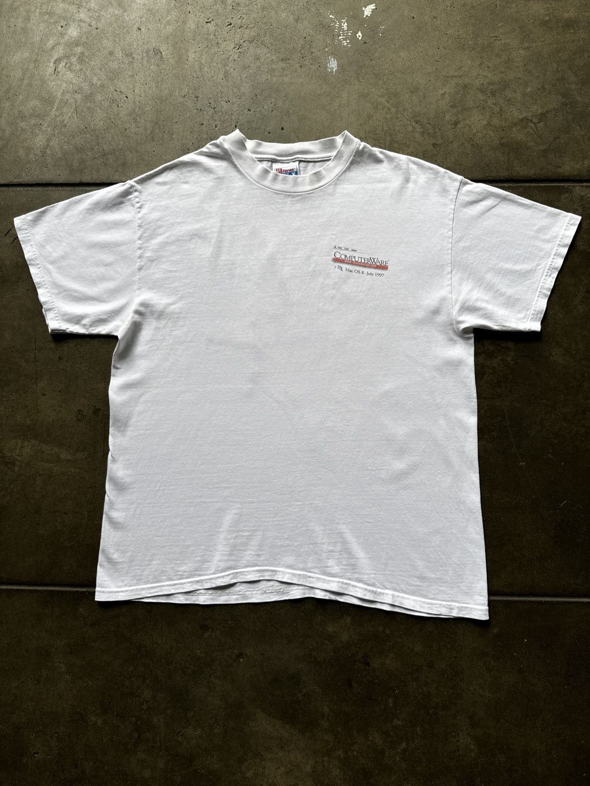 Vintage RARE 1997 Mac OS Apple Tee Shirt Steve Jobs Tech Art Size US L / EU 52-54 / 3 - 2 Thumbnail