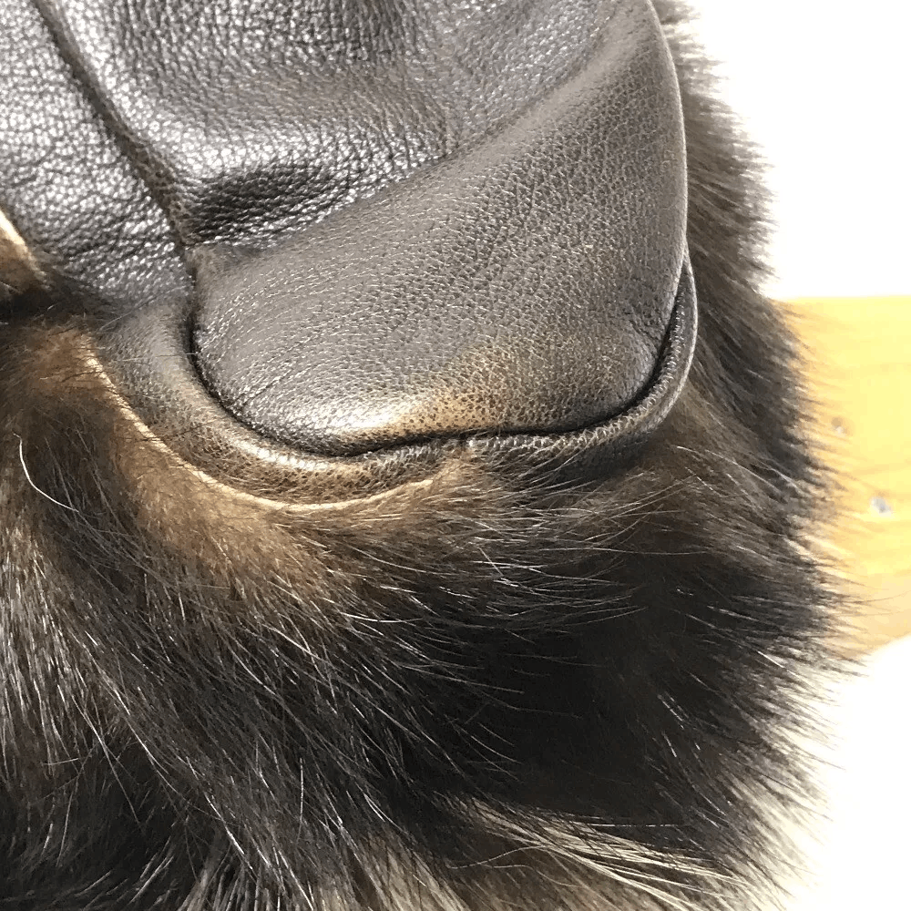 Fendi FENDI Peek-A-Boo Shoulder Bag with Fur Dark Brown Size ONE SIZE - 7 Thumbnail