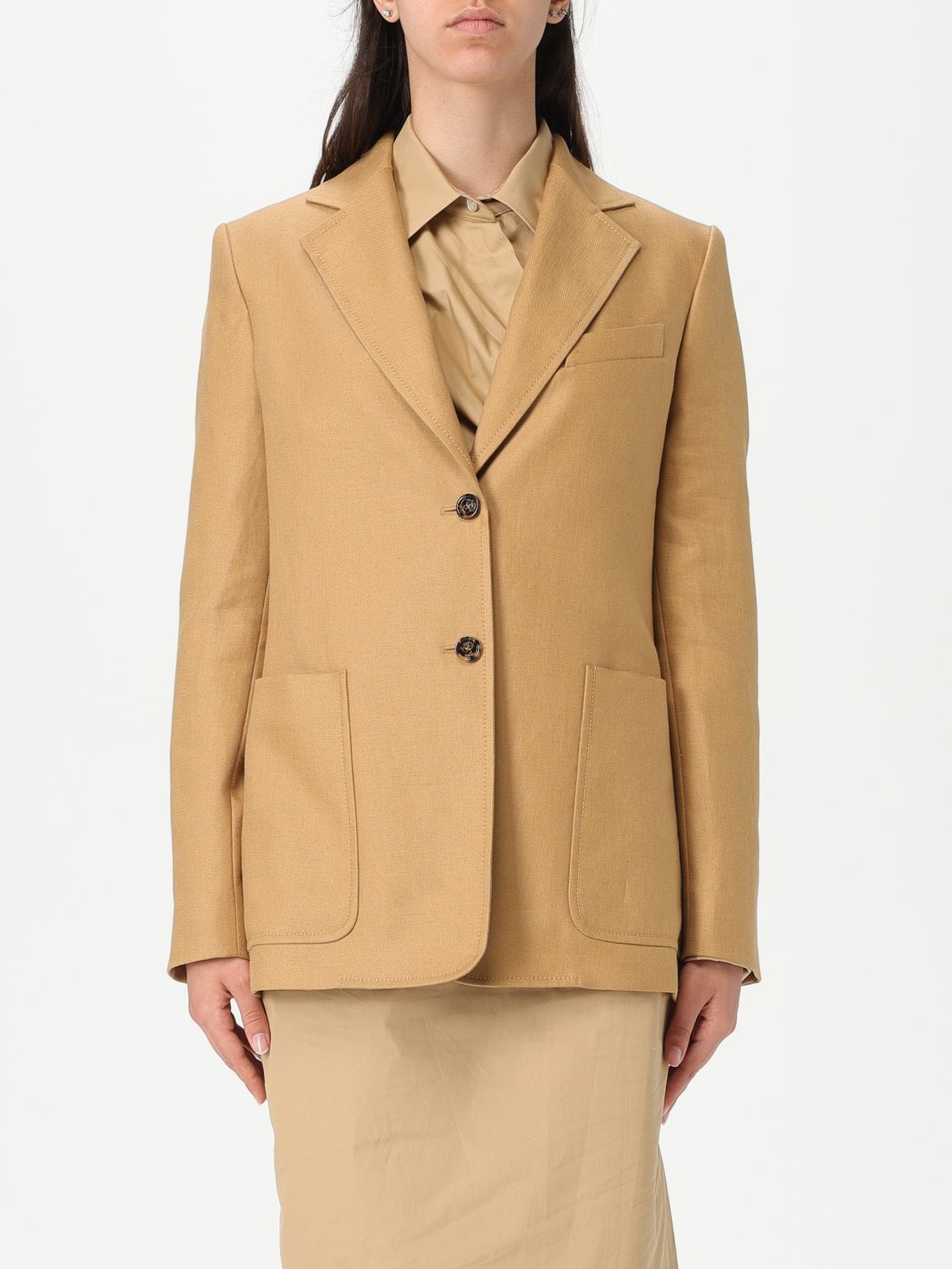 Max Mara Max Mara Jacket Woman Brown Size M / US 6-8 / IT 42-44 - 1 Thumbnail