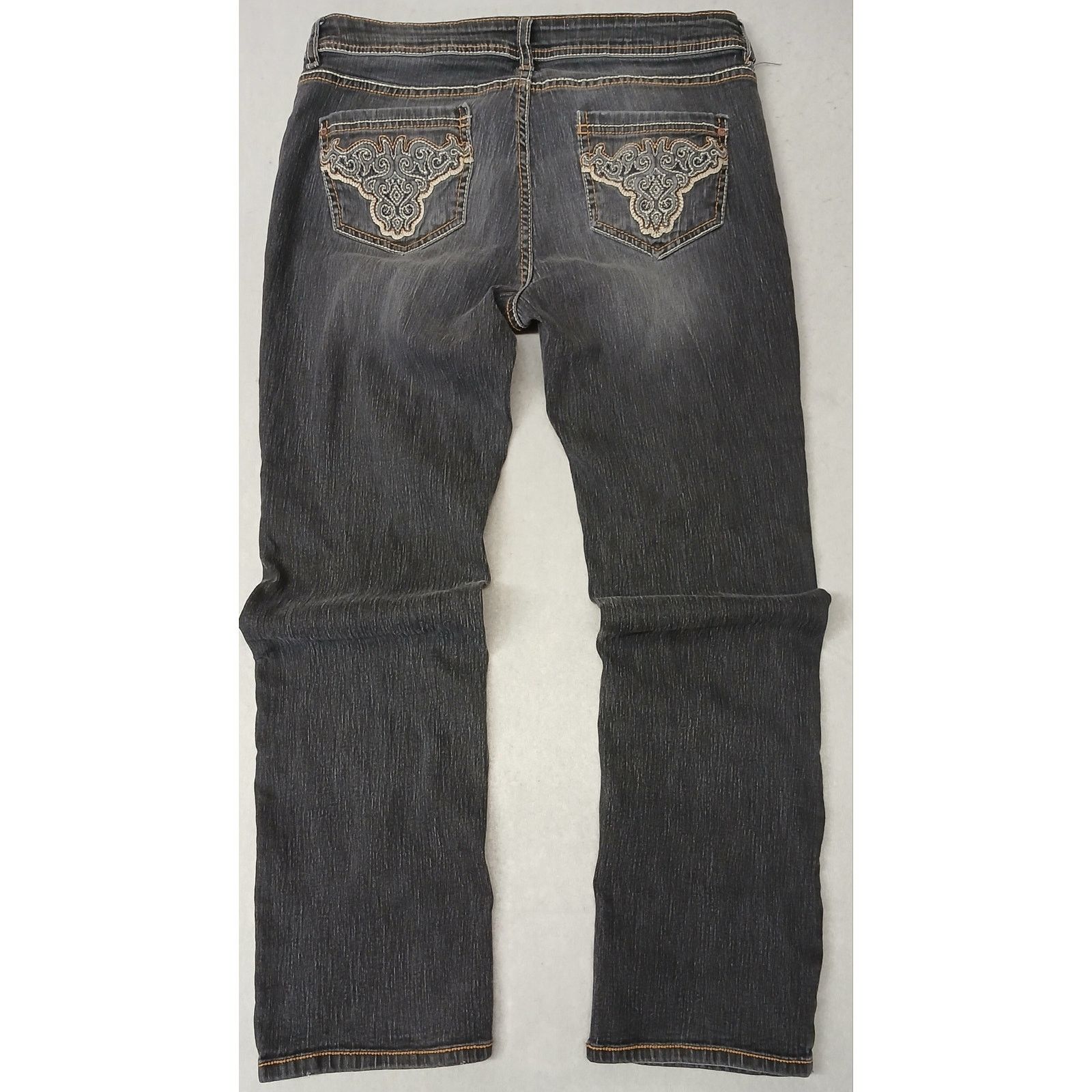 U.S. Polo Assn. U.S. Polo Assn. (10) Straight Boot Cut Black Denim Jeans Size 32" / US 10 / IT 46 - 10 Thumbnail