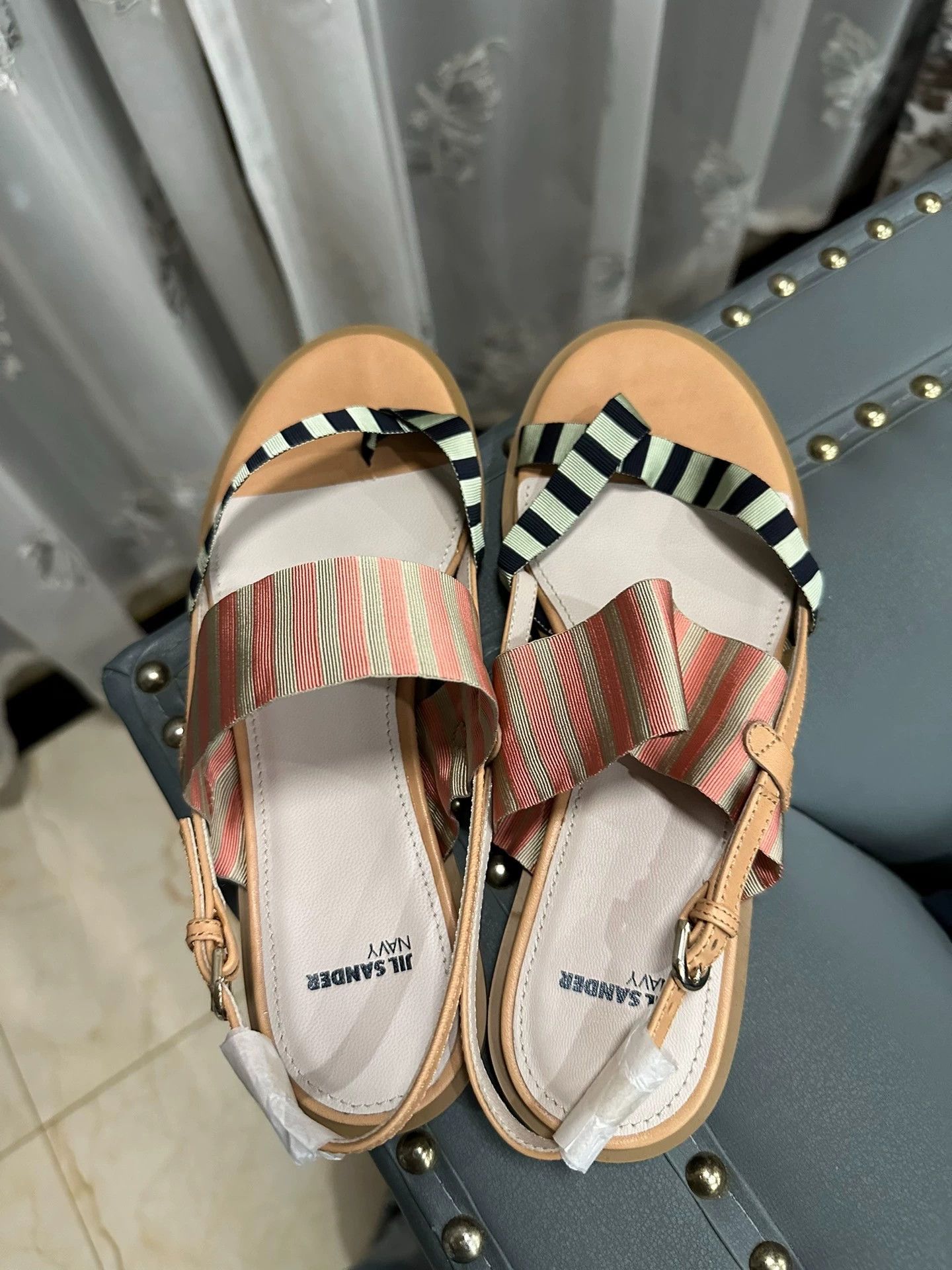 Jil Sander Jil Sander + sandals 37 slim 95 new authentic Size US 6.5 / IT 36.5 - 4 Thumbnail