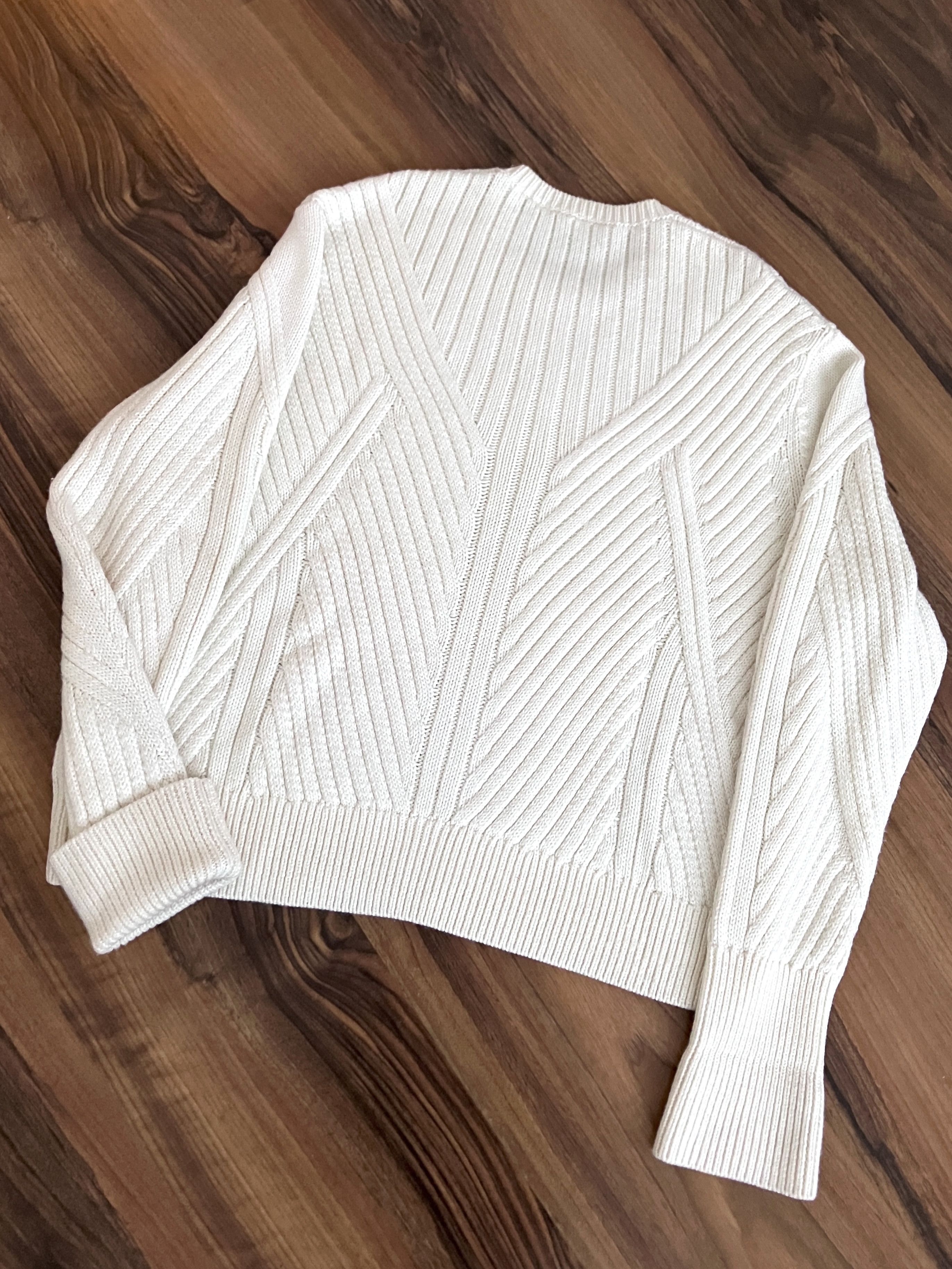 Neil Barrett Off-White Multi Knit Sweater Size US S / EU 44-46 / 1 - 2 Thumbnail