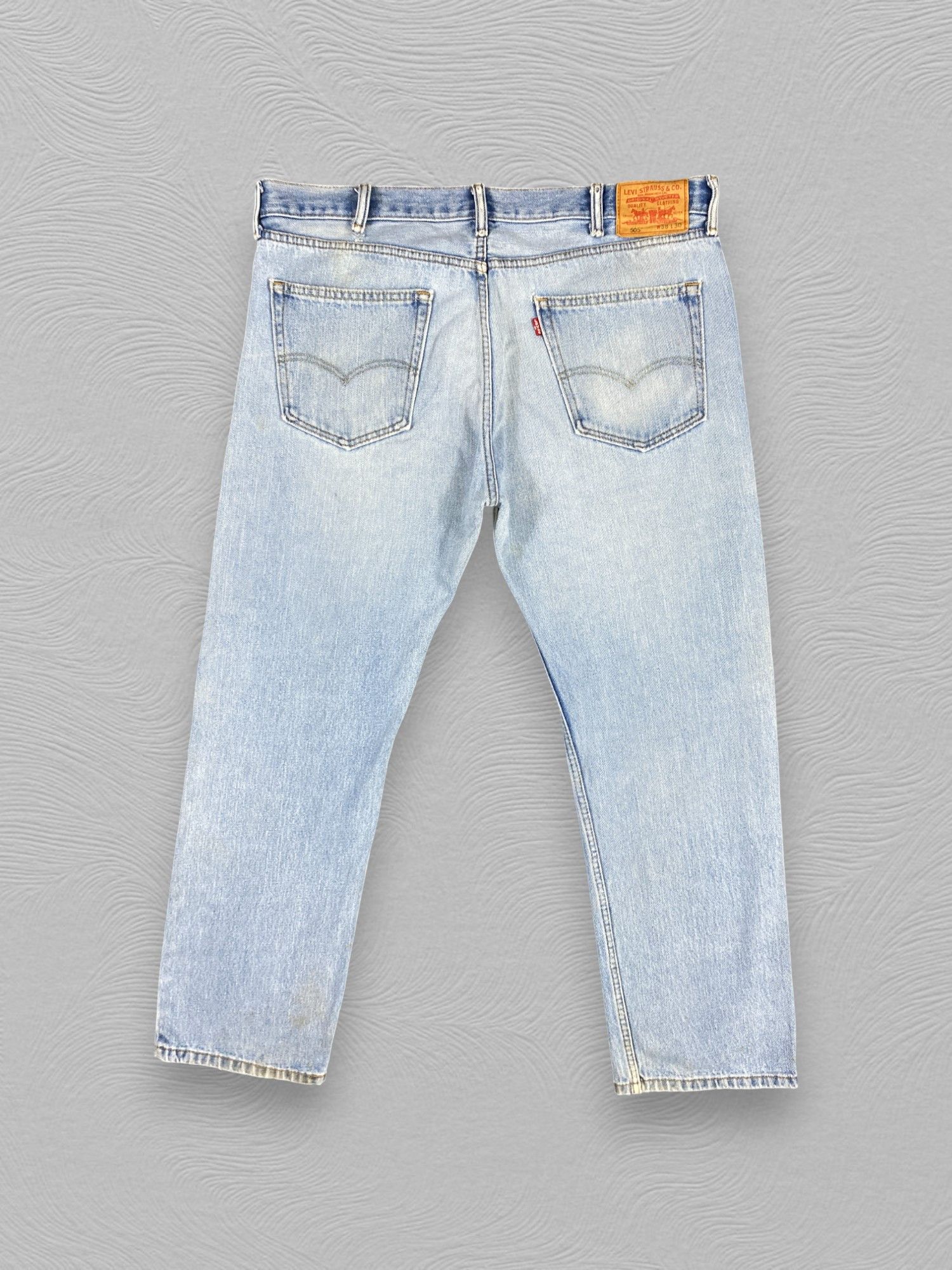 Levi's Light Blue Wash Vintage Levi's 505 39x29 Denim -JN1756 Size US 39 - 2 Thumbnail