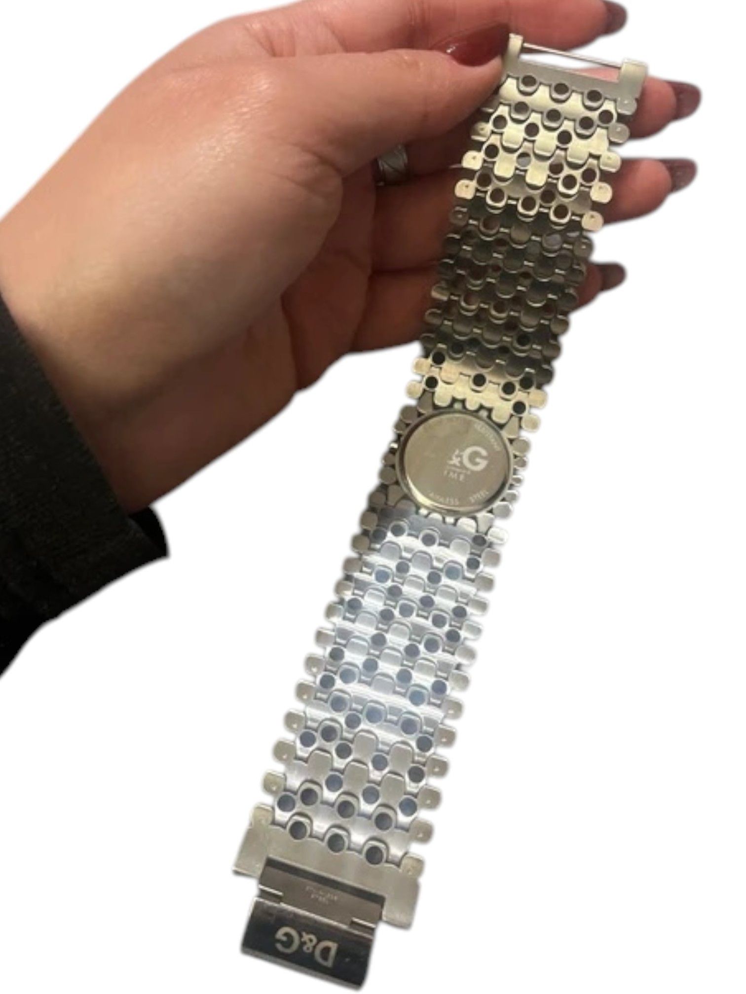 Dolce & Gabbana D&G Crystal Mesh Stainless Steel Watch Bracelet, Early 2000s Size ONE SIZE - 8 Thumbnail