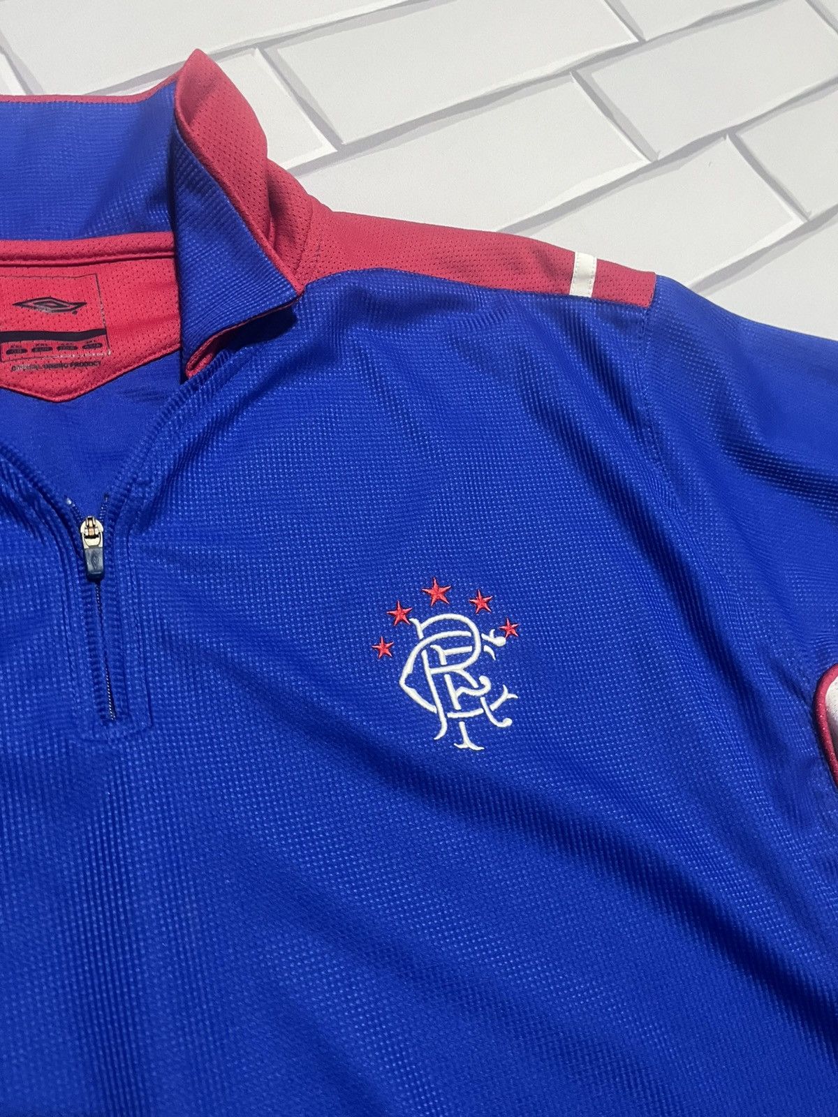 Umbro Rangers zip 1/4 zip Umbro T-shirt Size US XXL / EU 58 / 5 - 2 Thumbnail