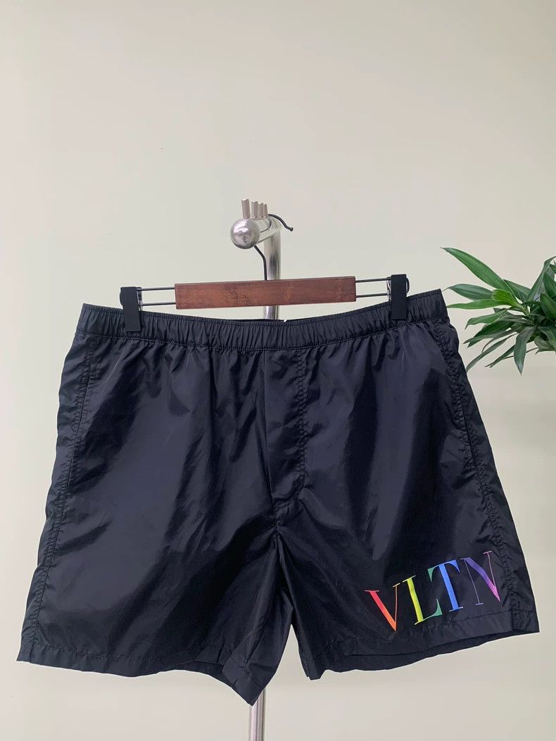 Valentino Valentino Solid logo monogram print straight casual shorts Size 35" - 1 Thumbnail