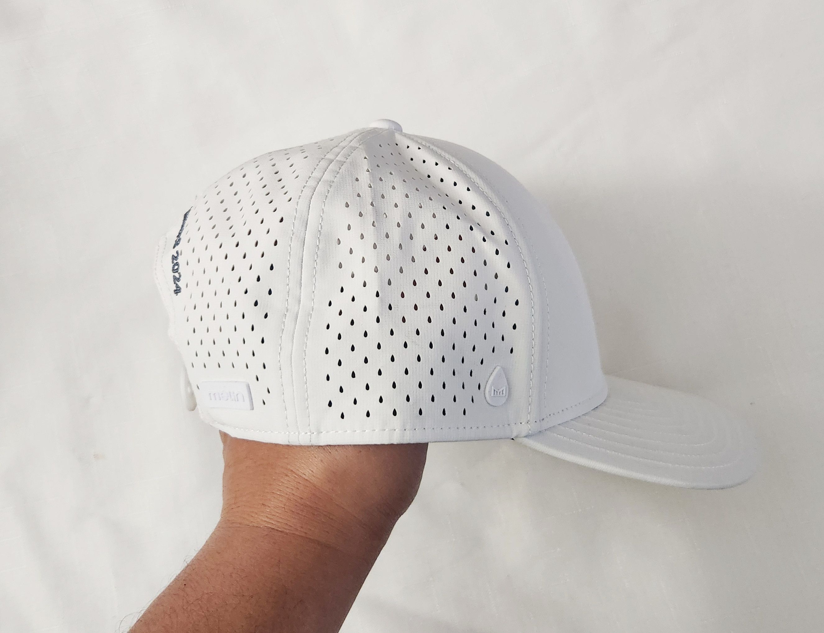 melin MELIN A-Game Hydro Small White Hat Snapback *Company logo Size ONE SIZE - 5 Thumbnail