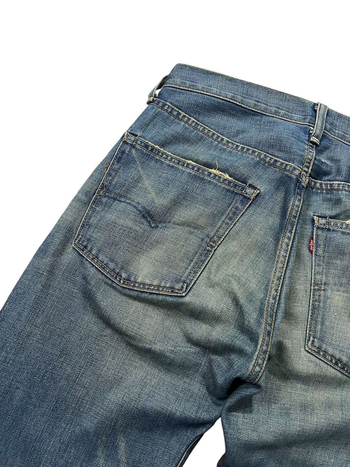 Levi's Vintage Levi’s 501 Big E Selvedge Distressed Mud Wash Jean Size US 30 / EU 46 - 16 Thumbnail