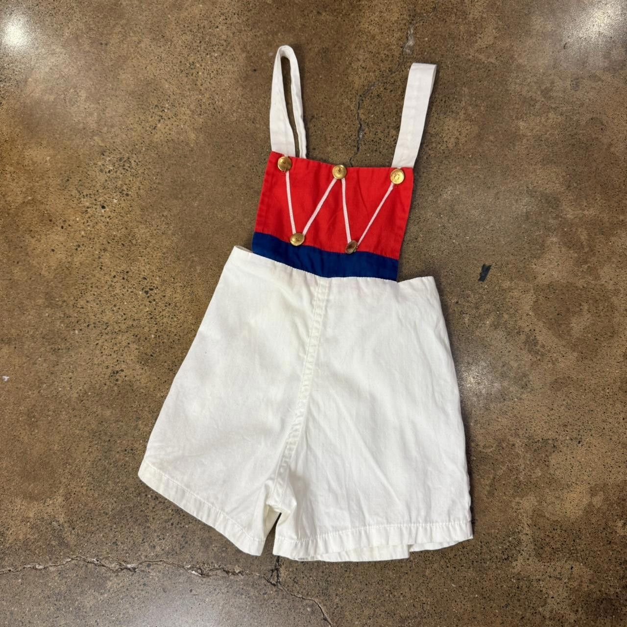 Designer Vintage Kids Overall Shorts Size US 26 / EU 42 - 2 Thumbnail