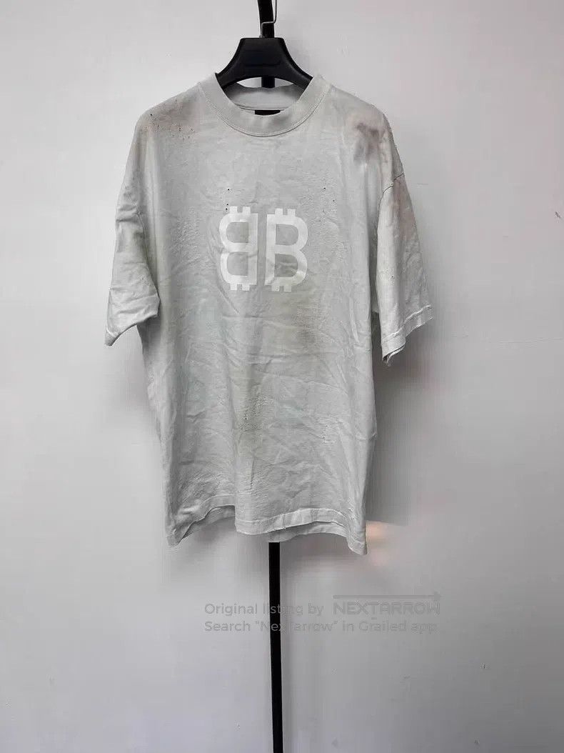 Balenciaga Balenciaga Letter Logo Printed Crew Neck Short Sleeve T-Sh Size US XS / EU 42 / 0 - 1 Thumbnail