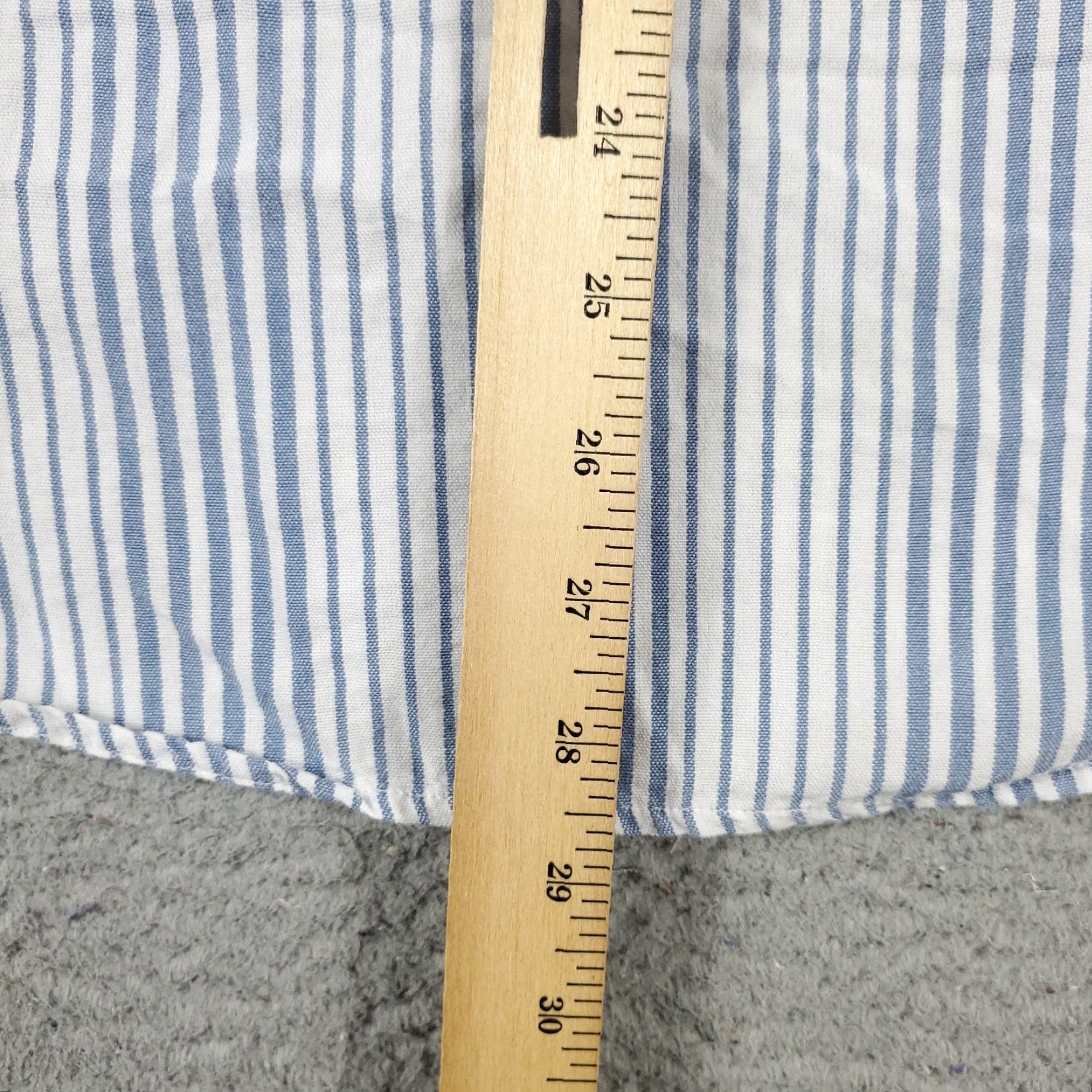 American Eagle Outfitters AMERICAN EAGLE OUTFITTERS Shirt Men Medium Blue Striped Button-Up Long Sleeve Casual Collared UIO Size US M / EU 48-50 / 2 - 4 Thumbnail