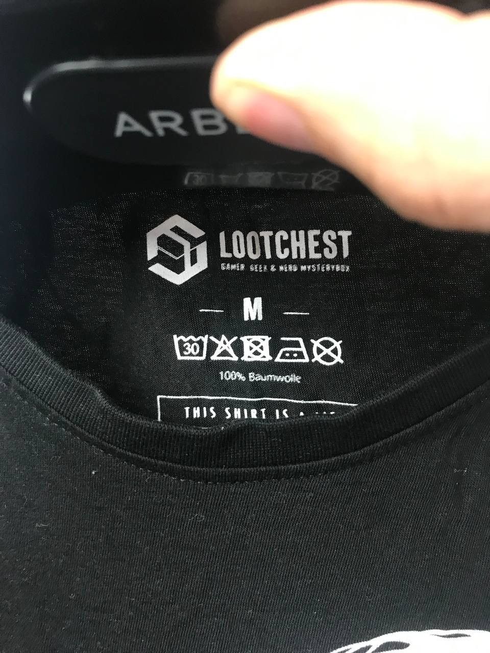 Playstation 🔥 Witcher 3 Promo Game Lootchest Moovie Shirt Microsoft Xbox Size US M / EU 48-50 / 2 - 6 Thumbnail
