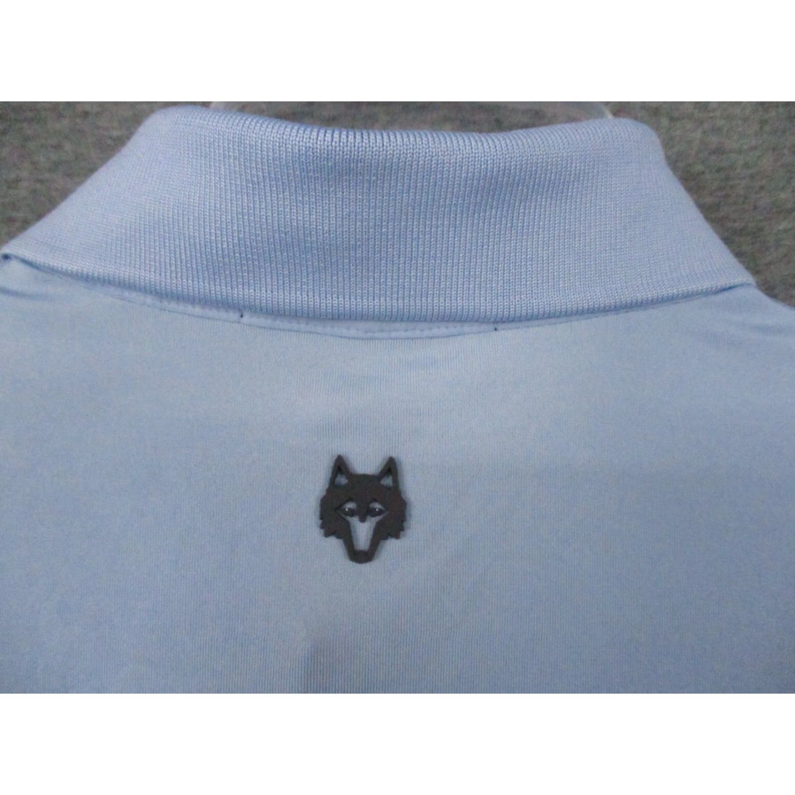 Vintage Greyson Shirt Men L Blue Polo Golf Wolf Logo Club Short Sleeve Size US L / EU 52-54 / 3 - 2 Thumbnail