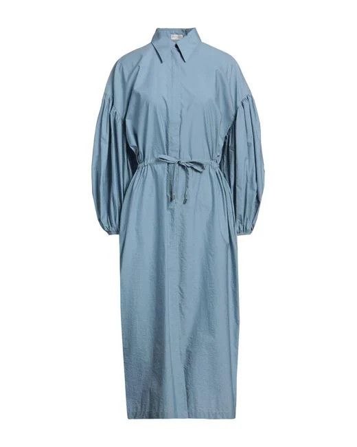 Brunello Cucinelli o1w1db10825 Dress in Bright Blue Size S / US 4 / IT 40 - 1 Thumbnail