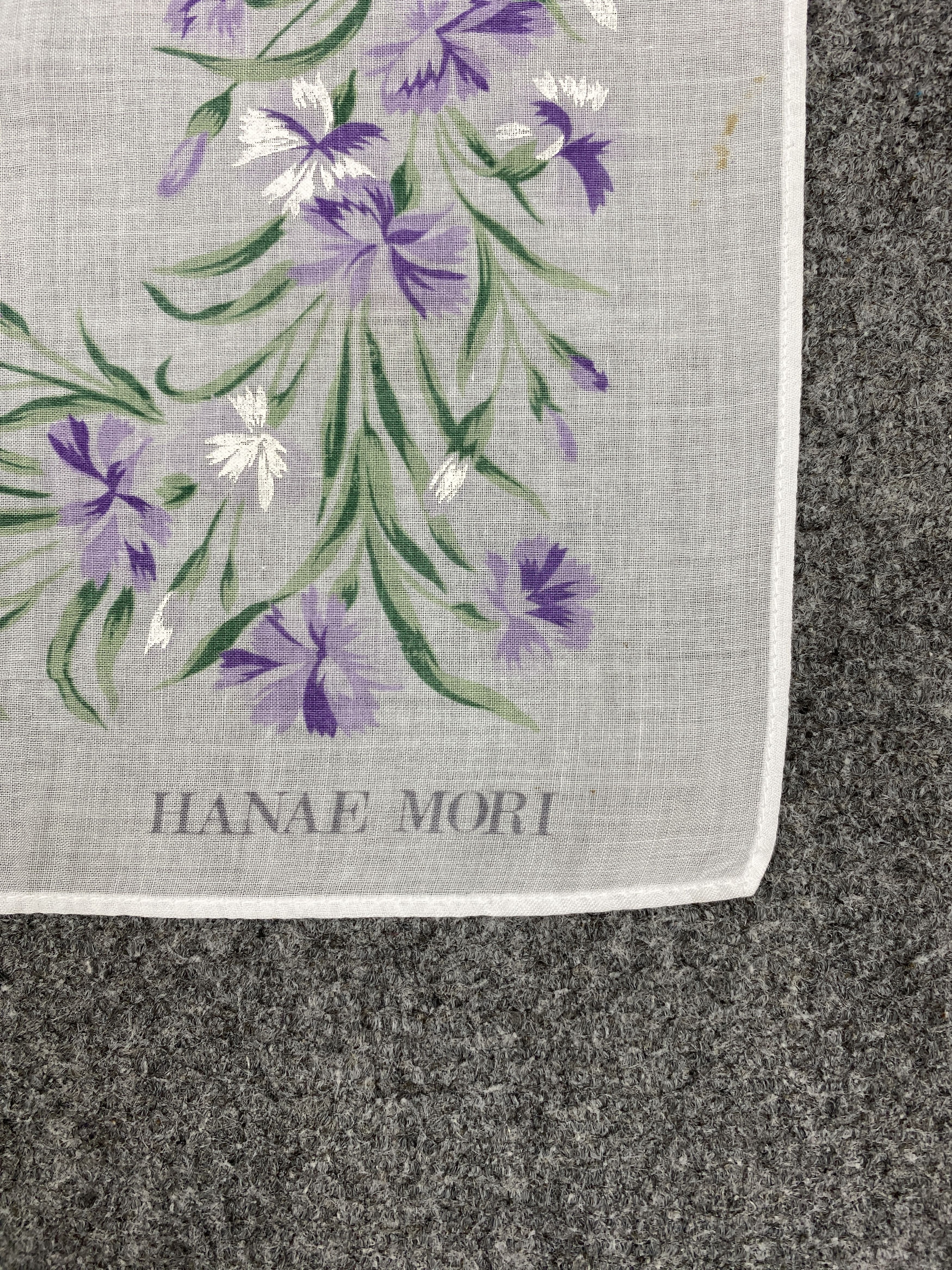 Hanae Mori Hanae Mori Handkerchief / Neckerchief / Bandana HKC0527 Size ONE SIZE - 5 Thumbnail