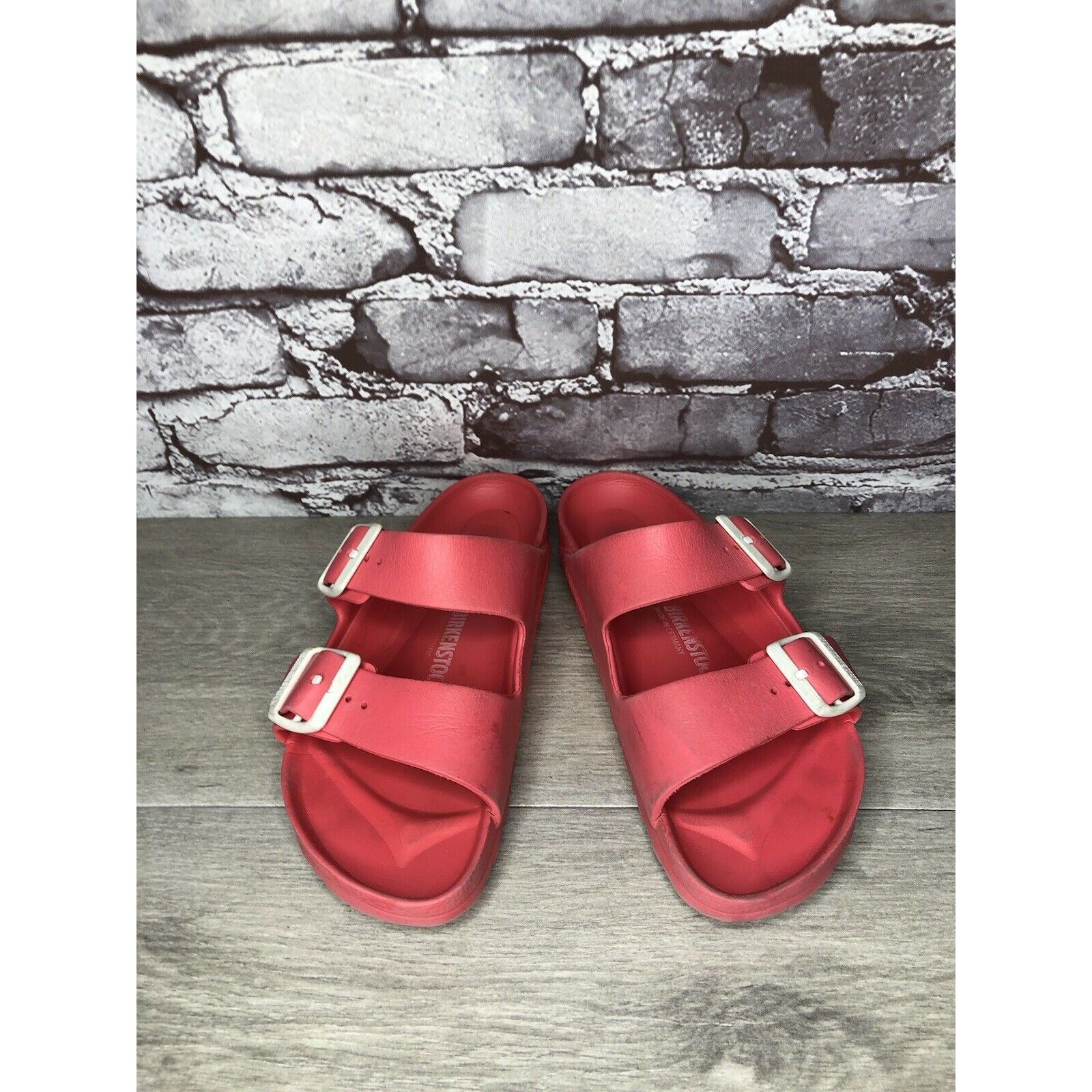 Birkenstock Birkenstock Arizona EVA Pink Foam Rubber Slides Sandals Wome Size US 6.5 / IT 36.5 - 2 Thumbnail