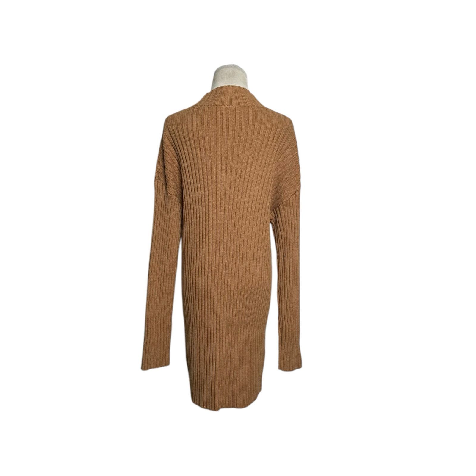 BP. BP brown knit long sleeves sweater mini dress size Small Size S / US 4 / IT 40 - 8 Thumbnail