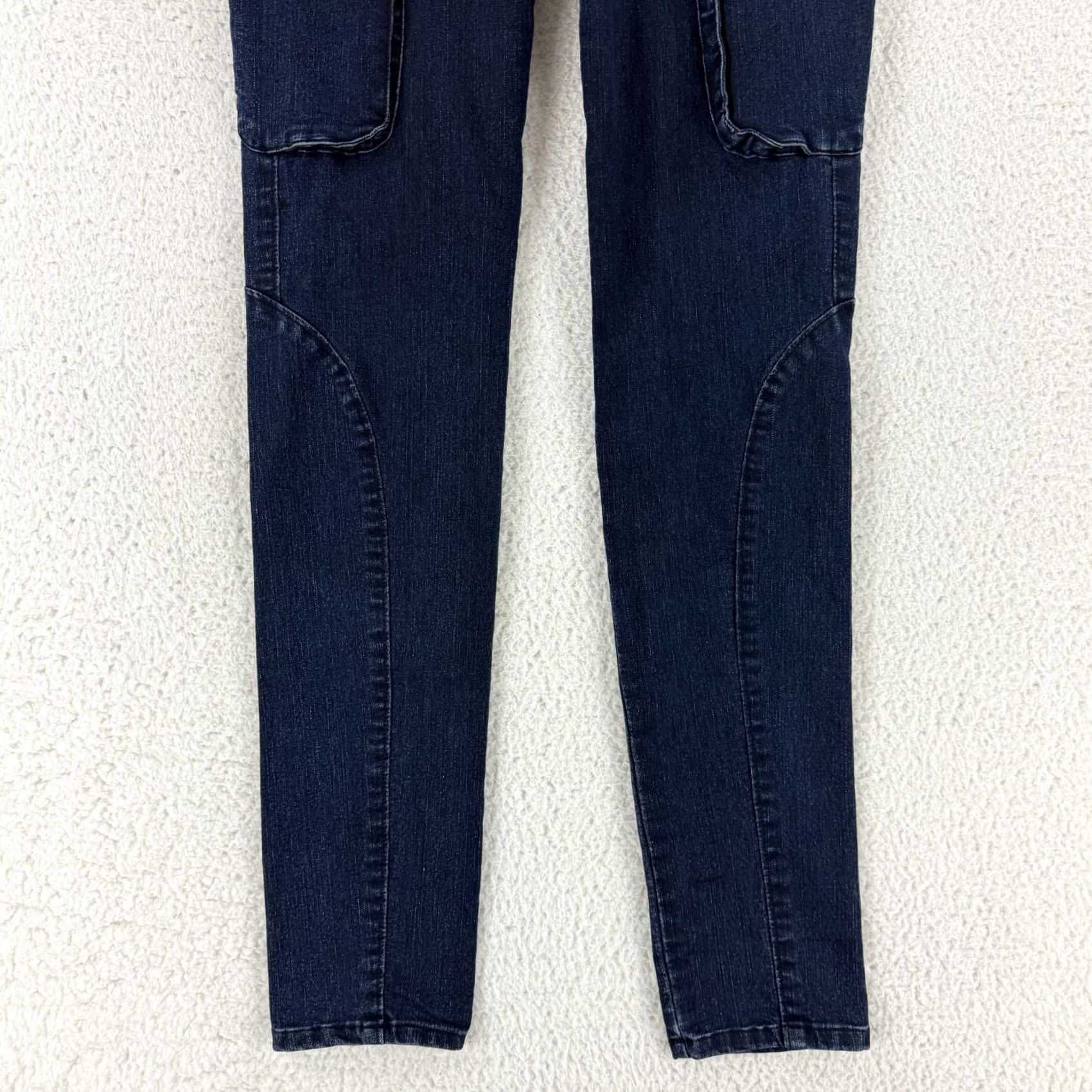 Rag & Bone Rag & Bone Jeans Womens Size 4 Blue Denim Skinny Low Rise Cargo Pocket Zip Size 27" / US 4 / IT 40 - 3 Thumbnail