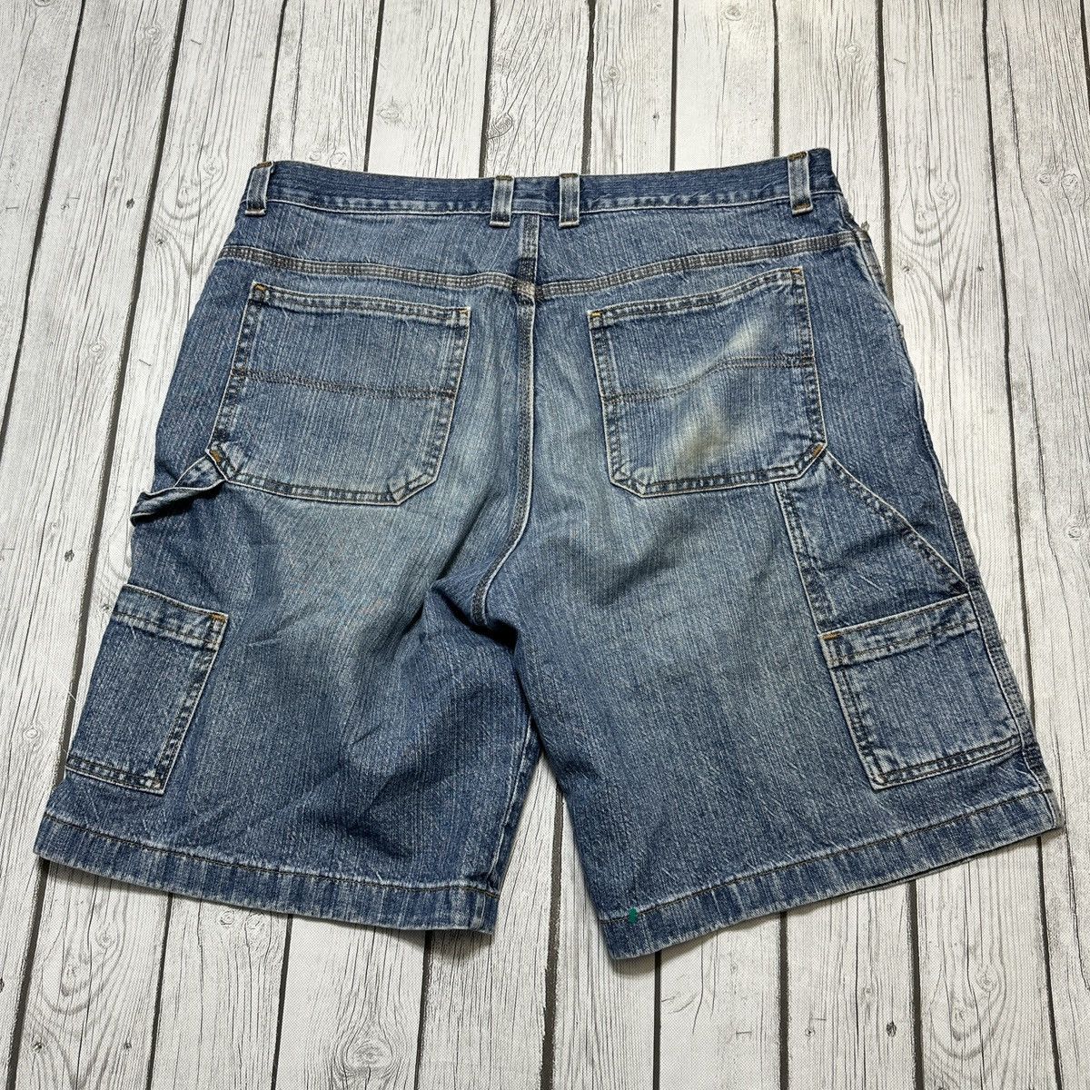 Faded Glory × Vintage Vintage Faded Glory carpenter jean shorts Size US 38 / EU 54 - 2 Thumbnail