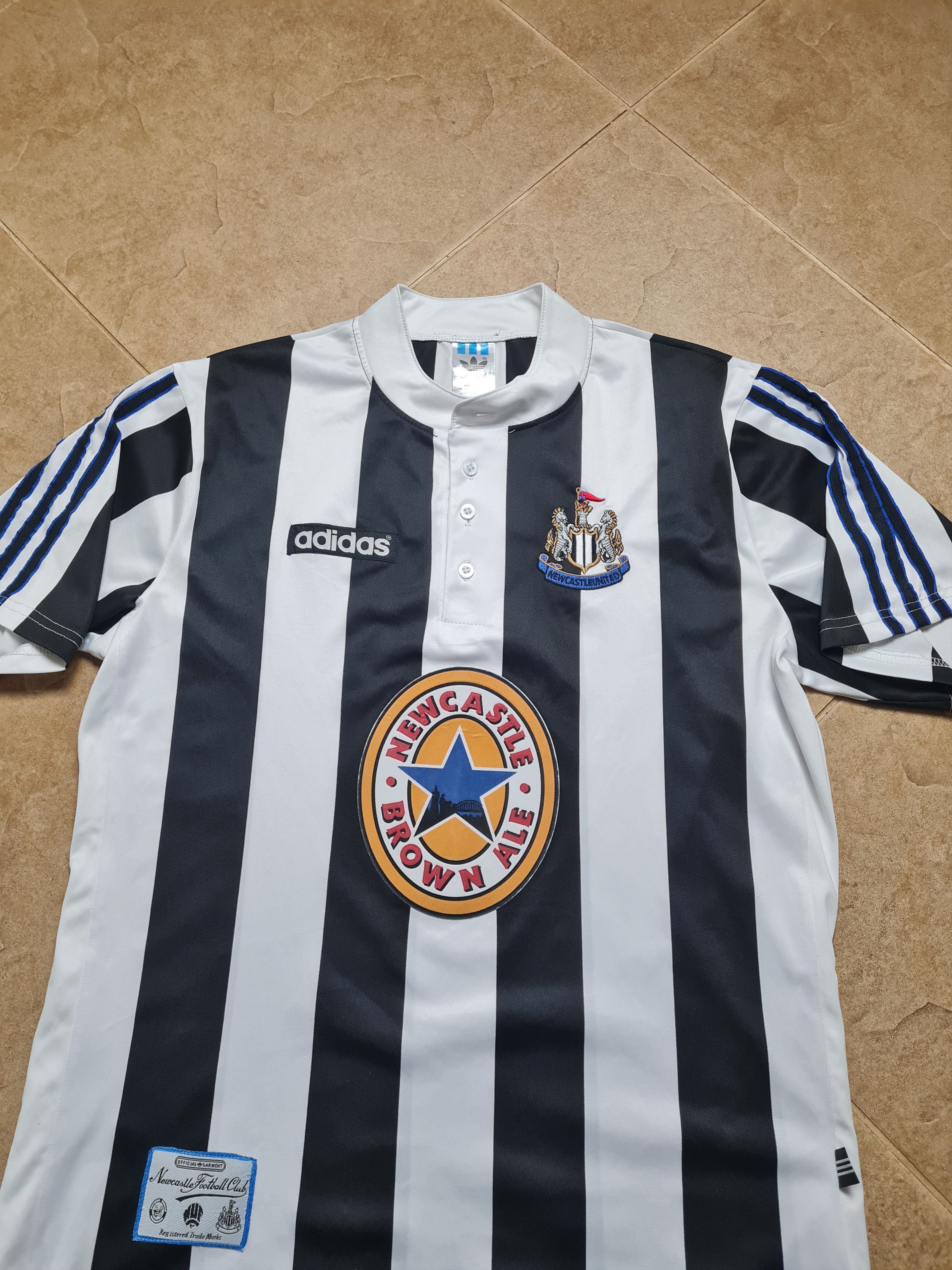 Adidas Rare Jersey Adidas Newcastle 1995/1997 Archive Home Shirt Size US M / EU 48-50 / 2 - 2 Thumbnail