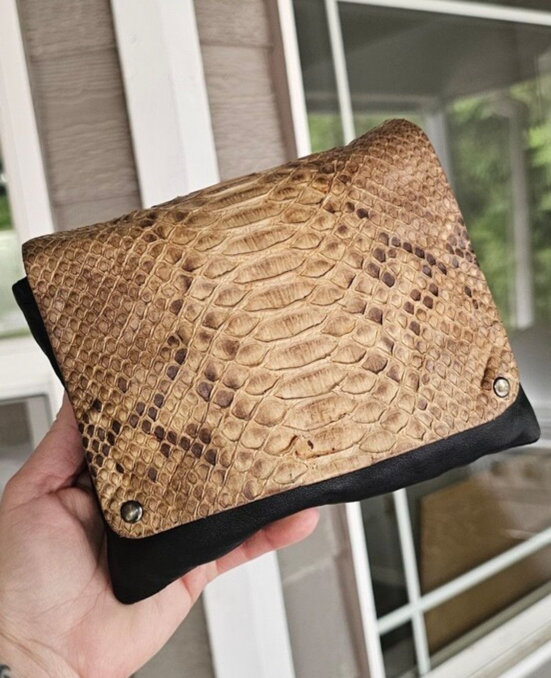 Other Karma Koma Mini Sac Origami Python Flap Crossbody Bag Size ONE SIZE - 11 Thumbnail