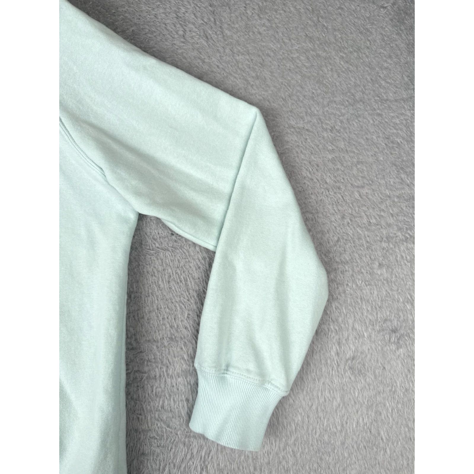 The North Face The North Face Hoodie Womens Large Teal Pullover Cotton Blend Pocket Size L / US 10 / IT 46 - 2 Thumbnail