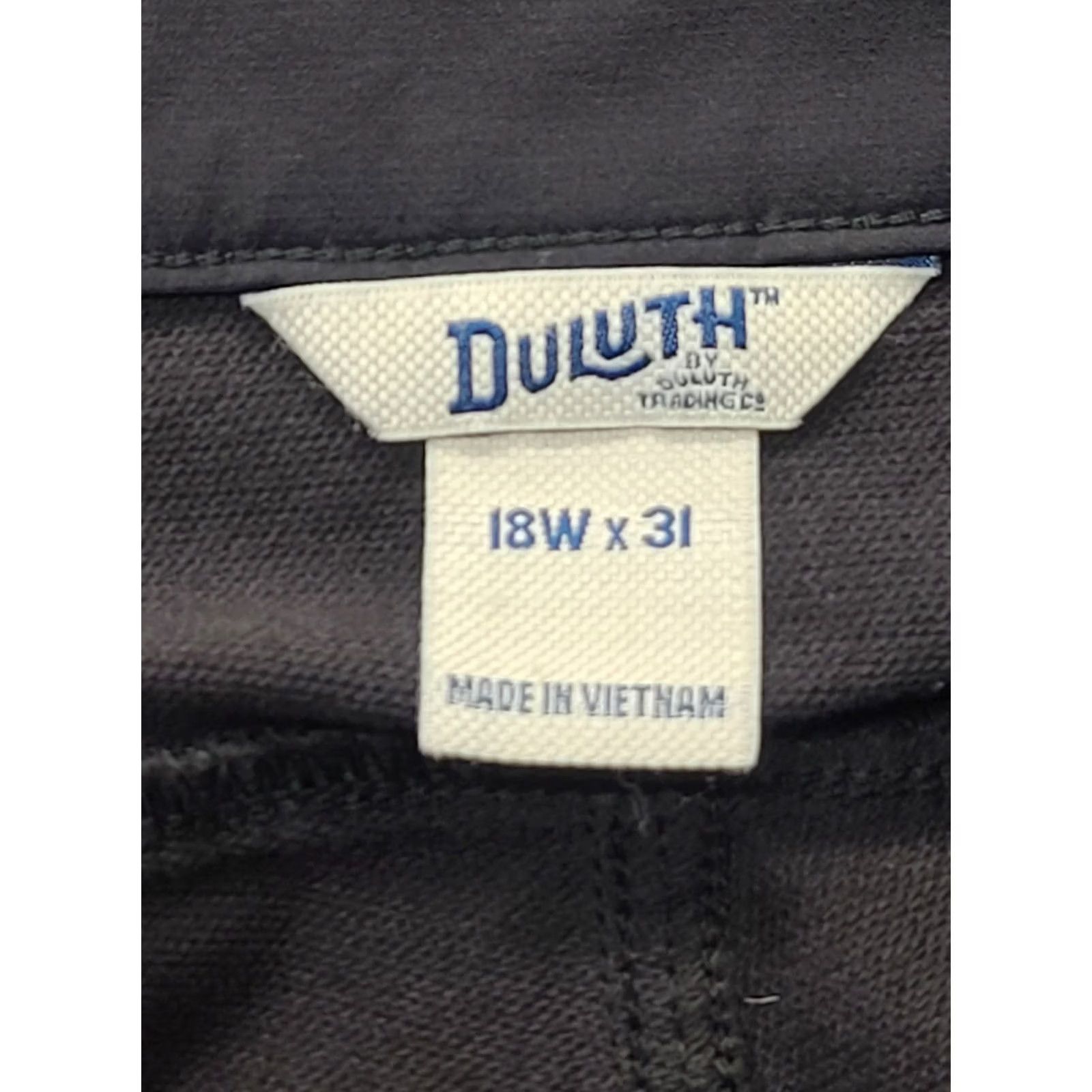 Vintage Duluth Trading Flexpedition Pants Womens 18W 31 Inseam Bootcut Regular Rise Mid Black Nylon Spandex Pockets Cargo Size 40" / US 18 - 2 Thumbnail