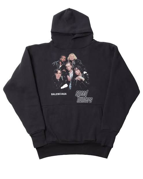 image of Balenciaga Speedhunters Hoodie in Black, Men's (Size Small)