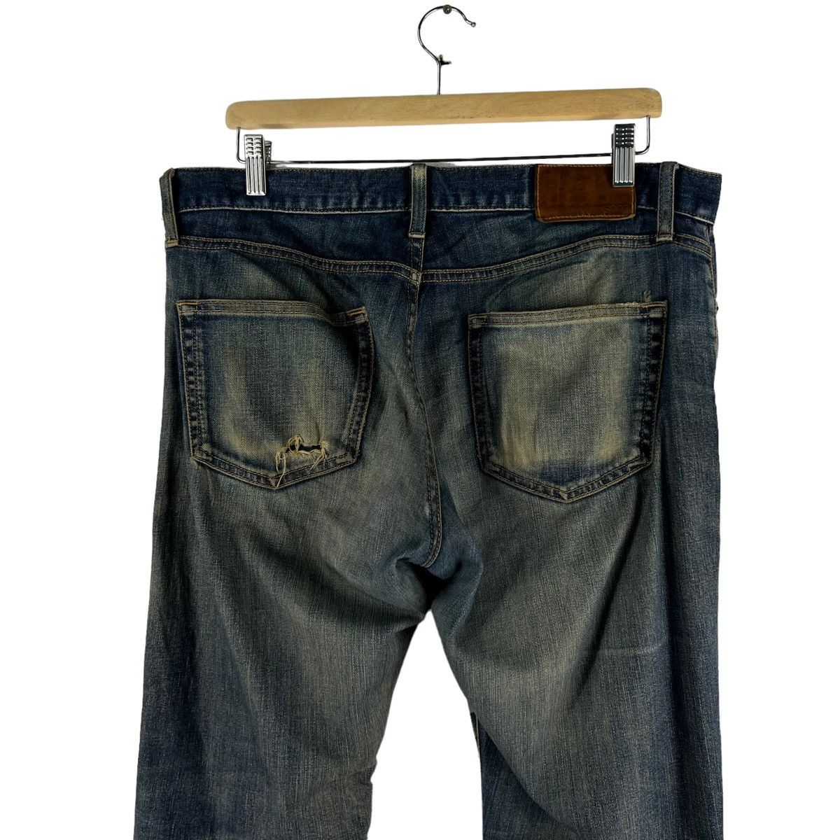 Japanese Brand 🔥VTG DISTRESSED DENIM JEANS UJ ISSEY MIYAKE Size US 38 / EU 54 - 7 Thumbnail