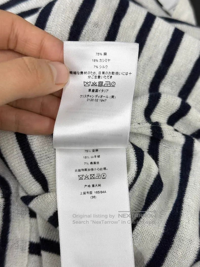 Dior Dior 25 Early Autumn New Striped Long-sleeved T-shirt Size XS / US 0-2 / IT 36-38 - 6 Thumbnail