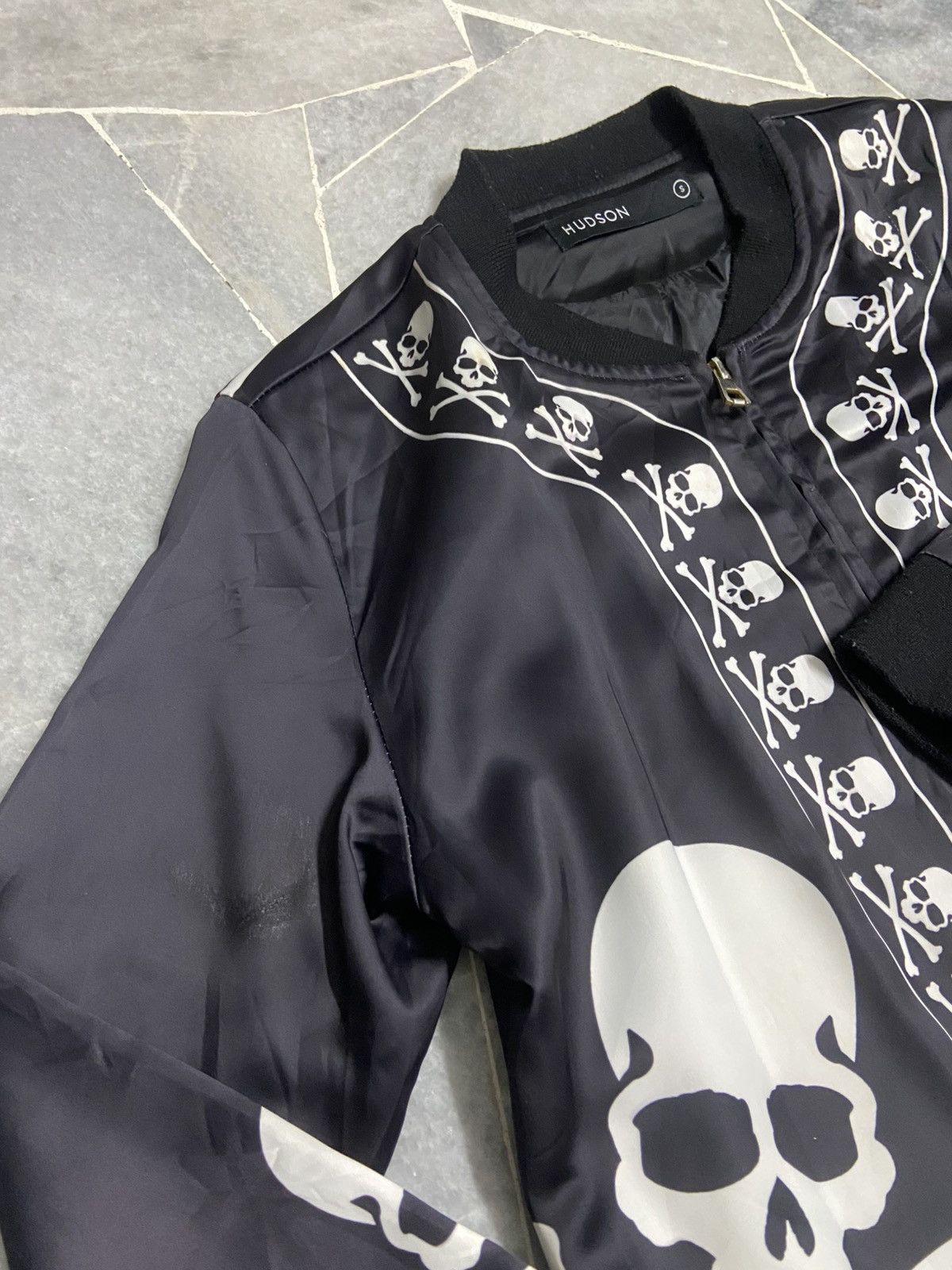 Japanese Brand Hudson Skulls Bomber jacket Size US S / EU 44-46 / 1 - 7 Thumbnail