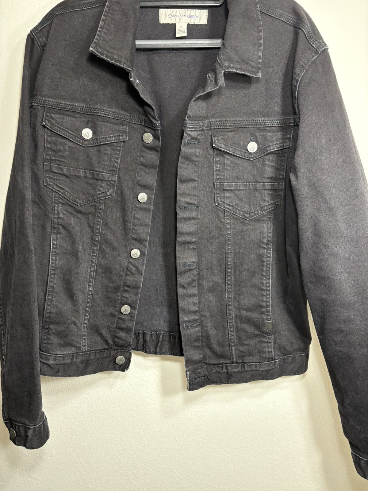 Calvin Klein × Vintage Calvin Klein Denim Jacket Size US L / EU 52-54 / 3 - 1 Thumbnail