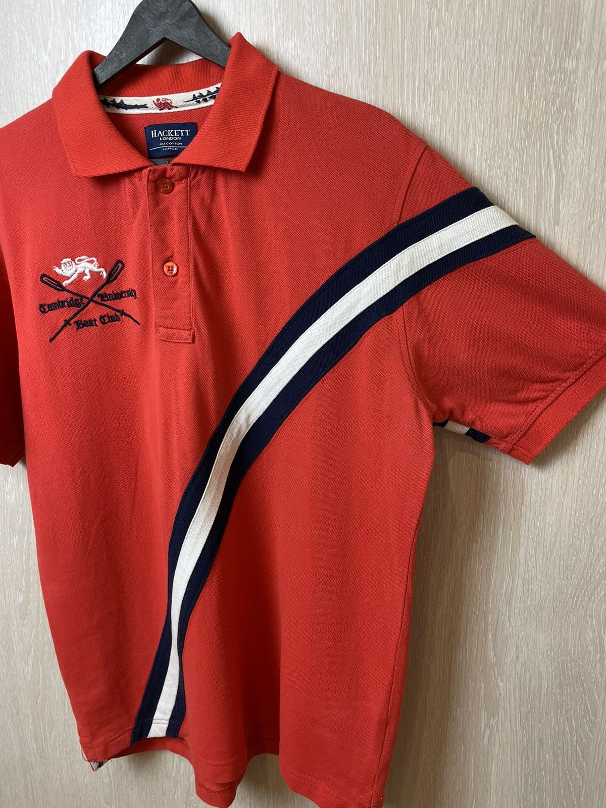 Hackett Cambridge Oxford Hackett London Pink Polos Tshirt Size US L / EU 52-54 / 3 - 5 Thumbnail