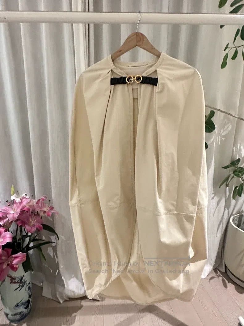 Jil Sander Jil Sander White Cloak Windbreaker Size M / US 6-8 / IT 42-44 - 1 Thumbnail