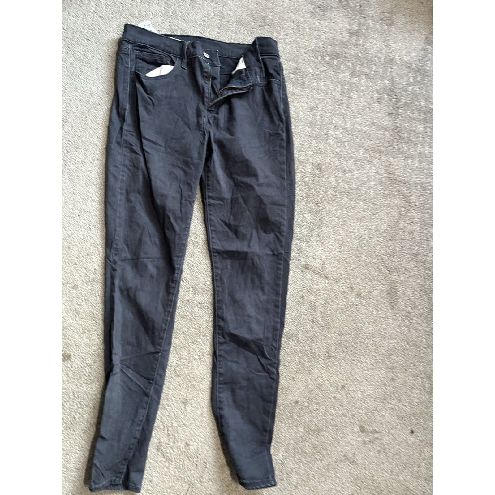 Levi's Levi's 711 Skinny Womens Jeans Black Size 28x30 Size 28" / US 6 / IT 42 - 3 Thumbnail