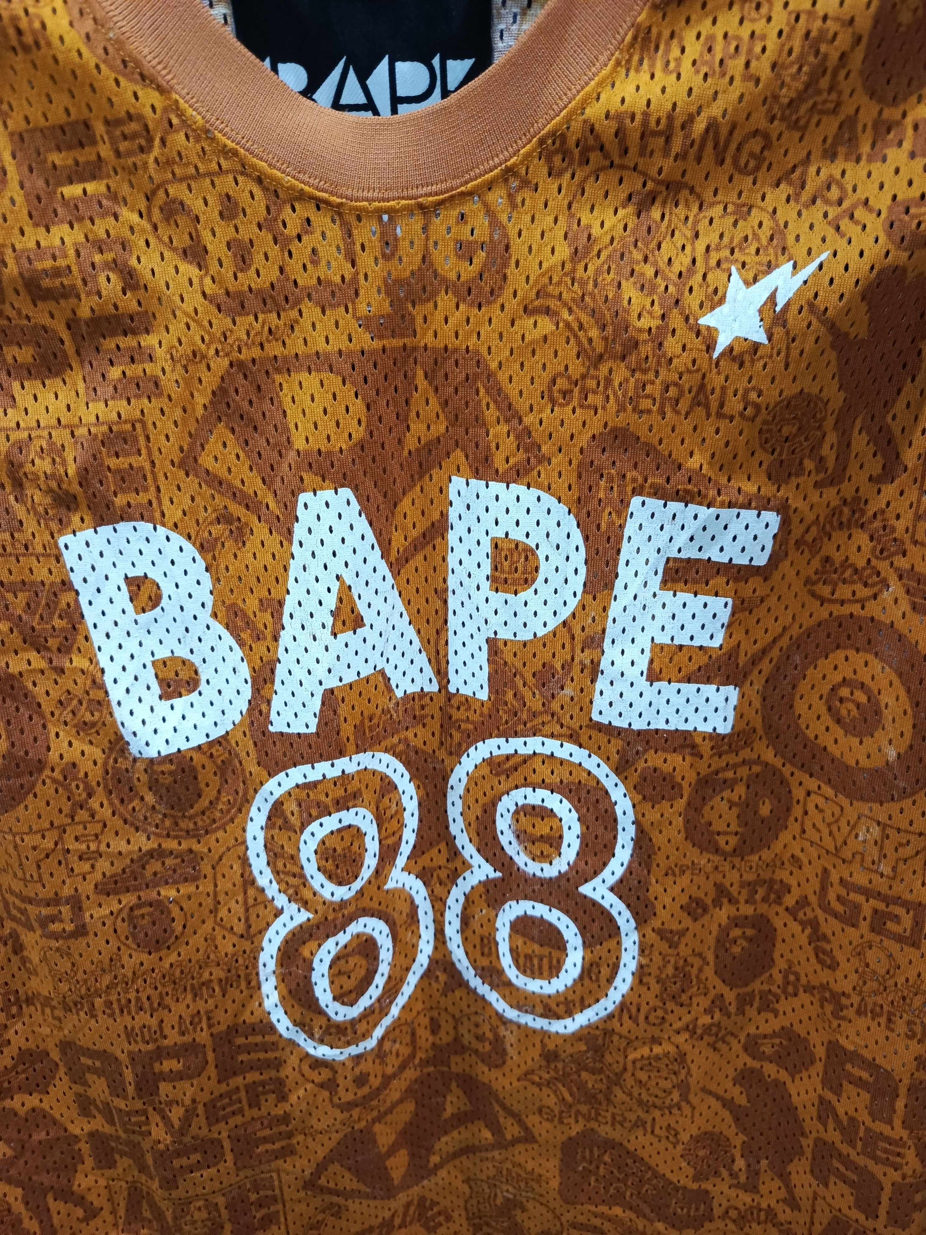 Bape BAPE (A Bathing Ape) basketball jersey. "BAPE 88" Size US XL / EU 56 / 4 - 10 Thumbnail