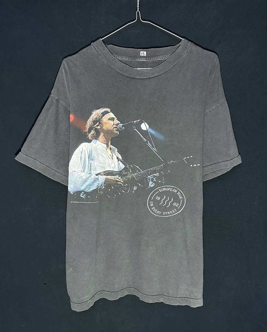 Band Tees × Vintage Dire Straits European Tour on every street 1992 vintage tee Size US L / EU 52-54 / 3 - 1 Thumbnail