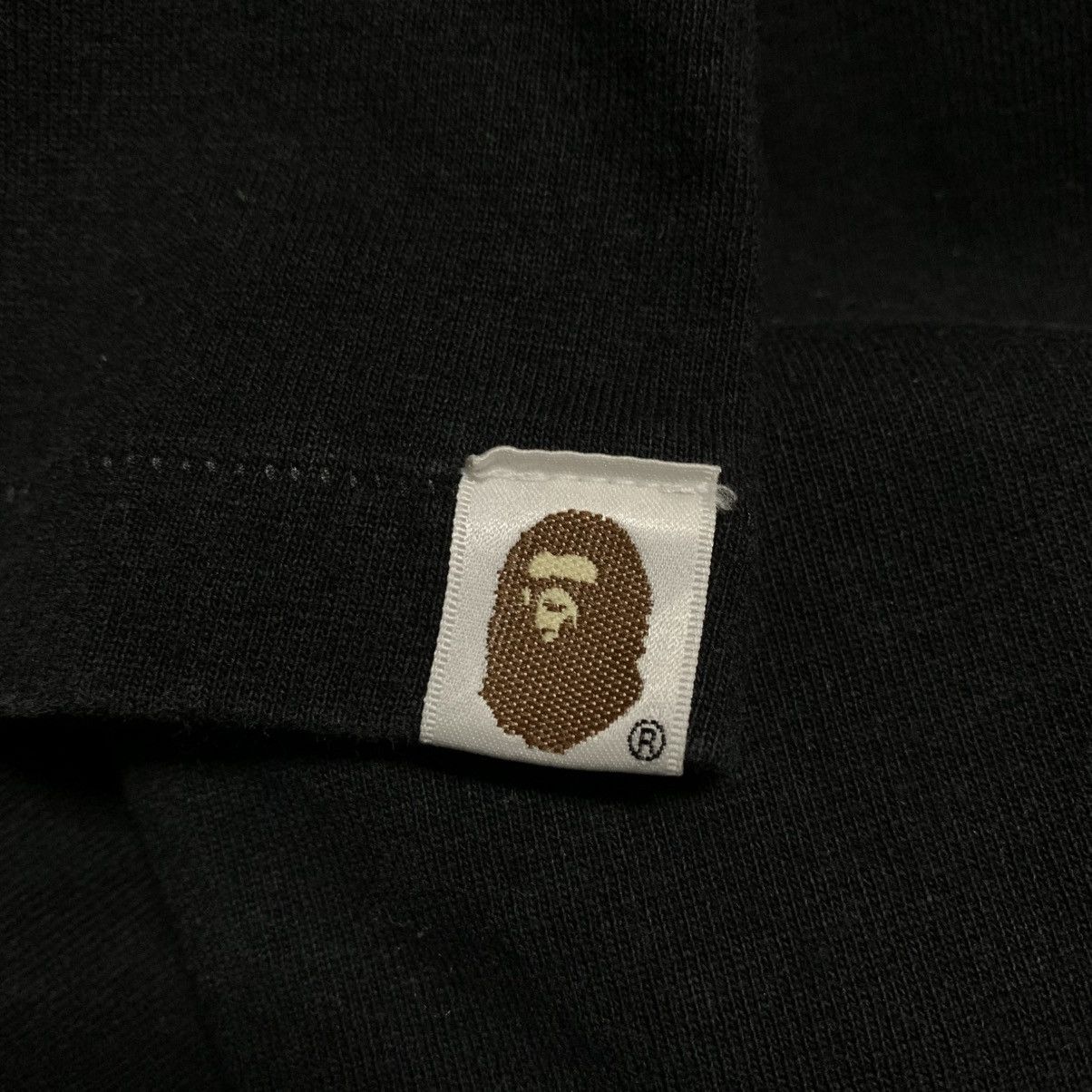 Bape Bape Medium Gold Bathing Ape Black Tee A Bathing Ape Size US M / EU 48-50 / 2 - 8 Thumbnail