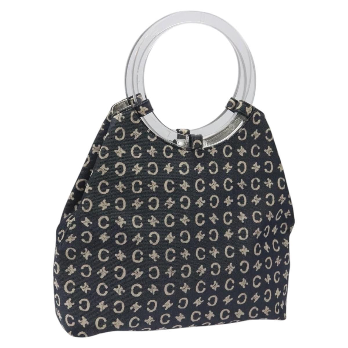 Celine CELINE C Sulky Circle Shoulder Bag Canvas Navy Clear Size ONE SIZE - 1 Thumbnail