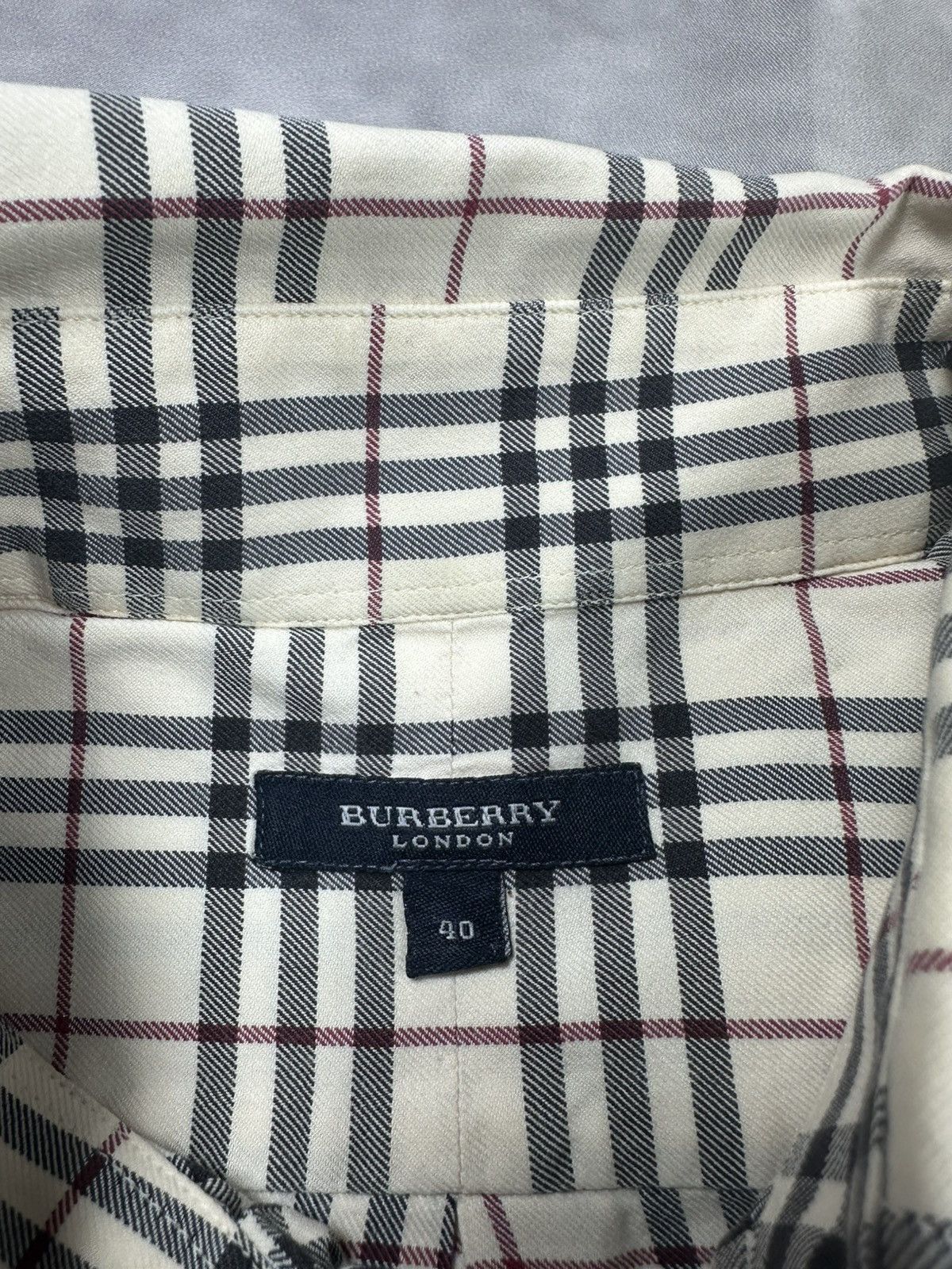 Burberry Vintage burberry novacheck shirt Size US L / EU 52-54 / 3 - 6 Thumbnail