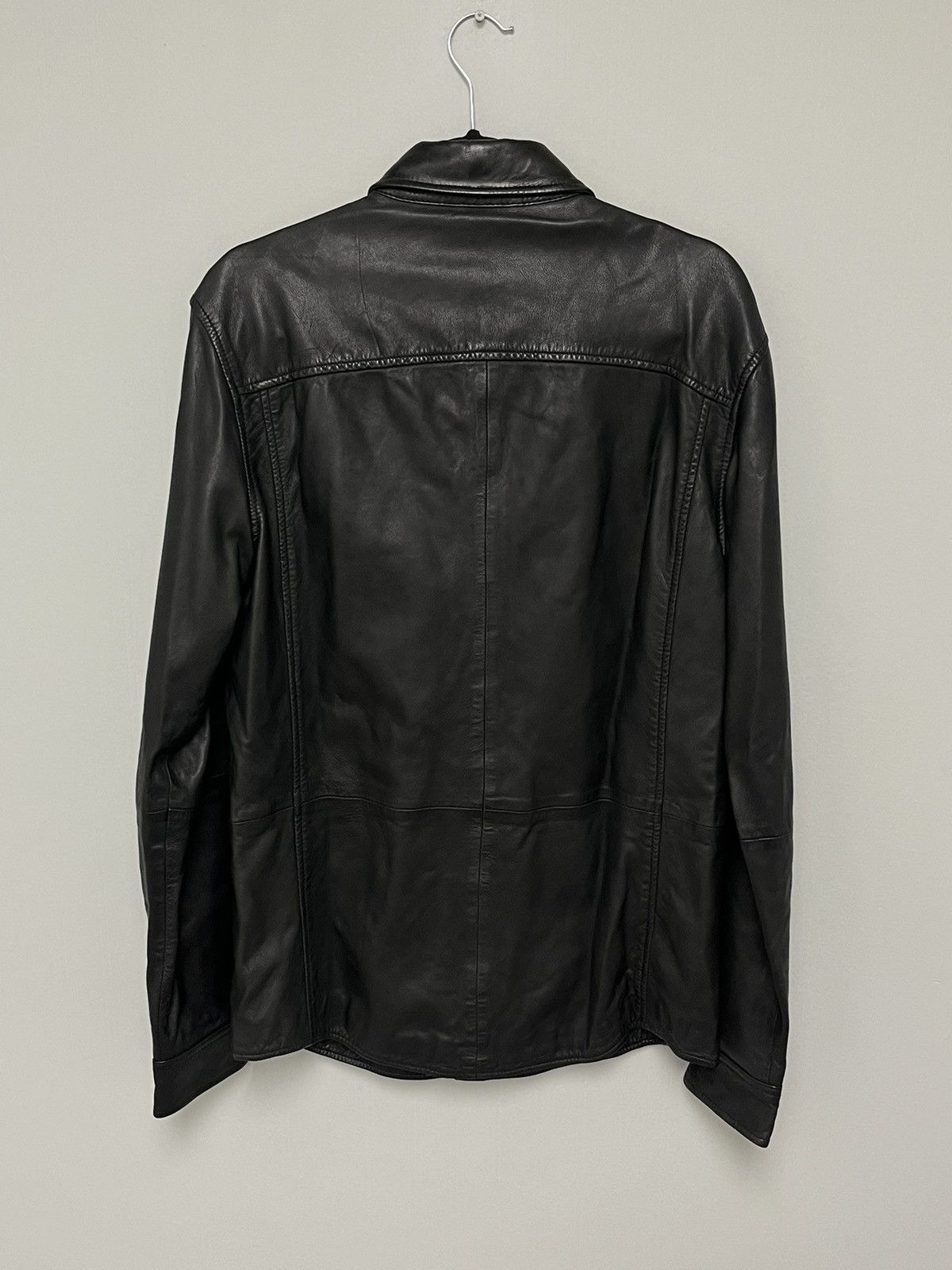 John Varvatos Leather Zipper Pocket Jacket. Medium Size US M / EU 48-50 / 2 - 9 Thumbnail