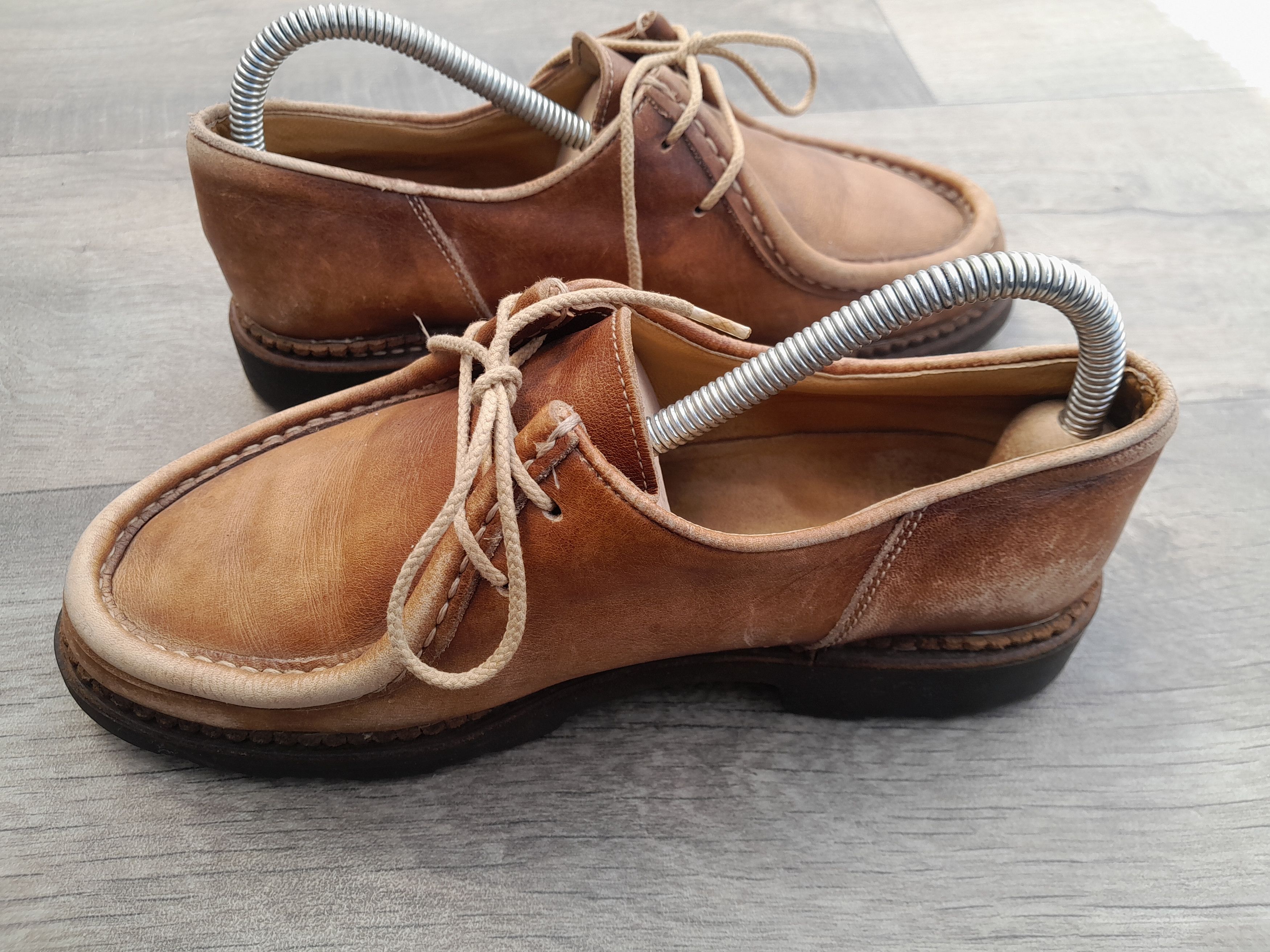 Paraboot Michael Derby shoes in brown leather. Size US 5 / EU 37 - 4 Thumbnail