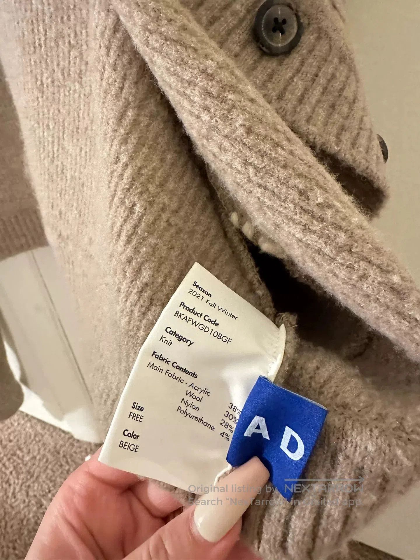 Ader Error Ader Error Short Knit Cardigan. Size M / US 6-8 / IT 42-44 - 3 Thumbnail