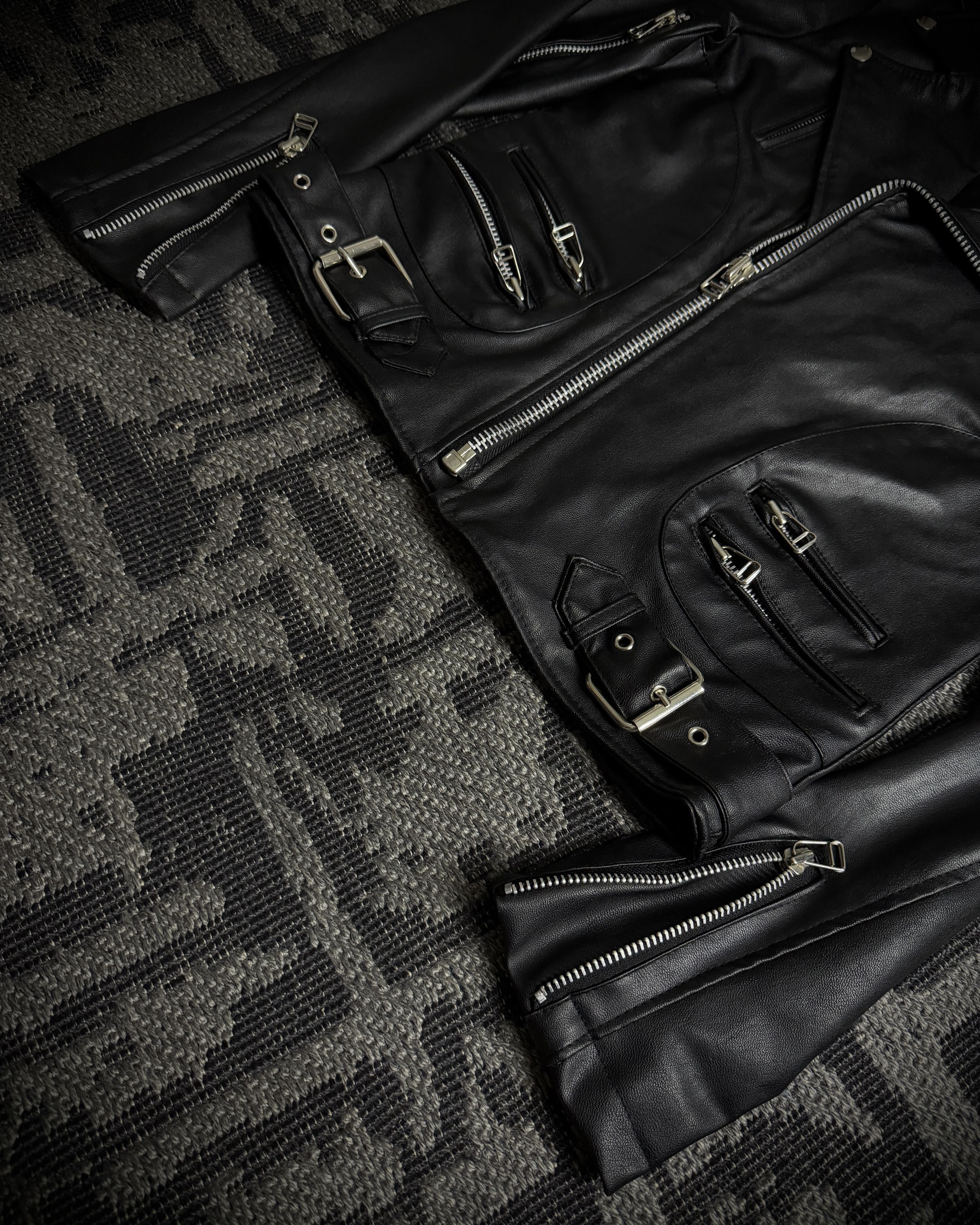 Attachment Attachment Multi-zip leather biker jacket Size US S / EU 44-46 / 1 - 4 Thumbnail