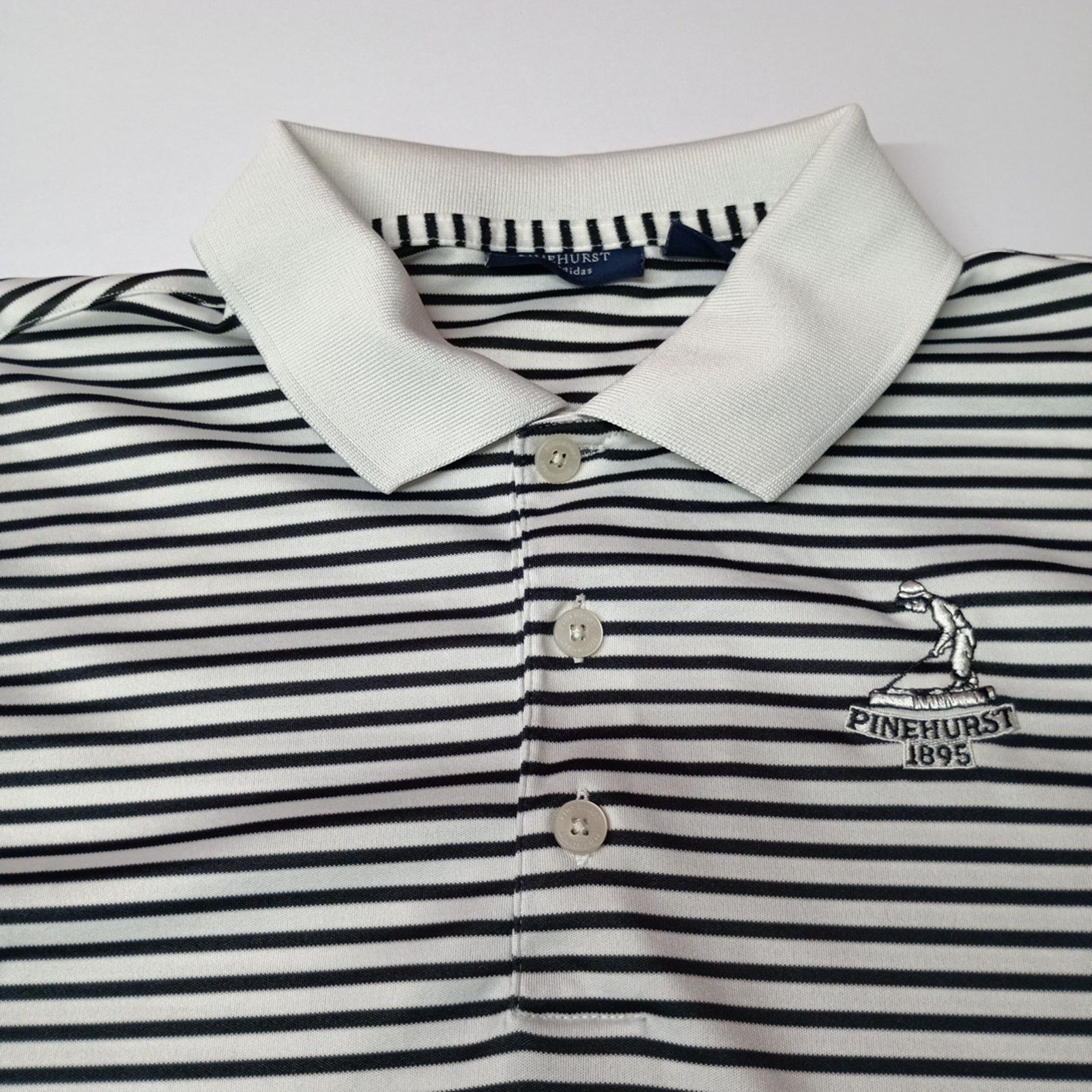 Adidas Adidas Pinehurst Golf Polo Shirt Men’s Size M Pinehurst 1895 Size US M / EU 48-50 / 2 - 2 Thumbnail