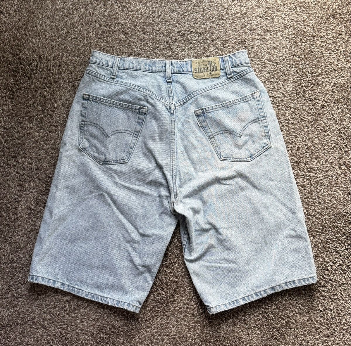 Levi's Levi’s SilverTab Jean Shorts Baggy Y2K Vintage Size US 33 - 4 Thumbnail